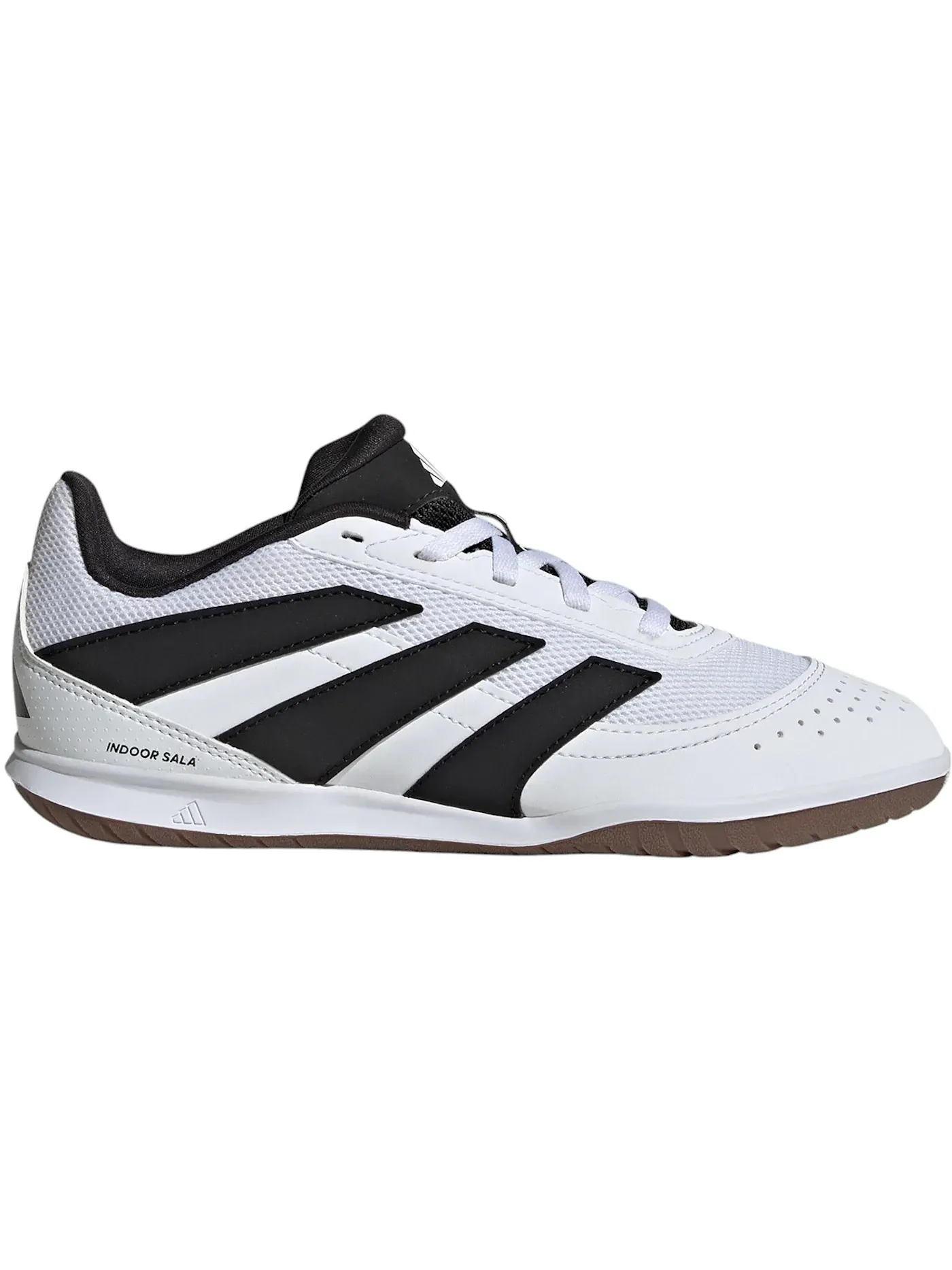 Детские кроссовки для мини-футбола с синтетическим верхом Adidas Predator Club Indoor Sala — изображение 1 из 1, белый черный