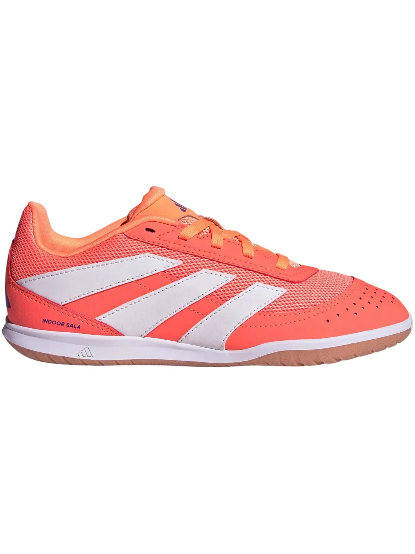 Детские кроссовки для зала с синтетическим верхом Adidas Predator Club Indoor Sala — изображение 1 из 1, белый/оранжевый