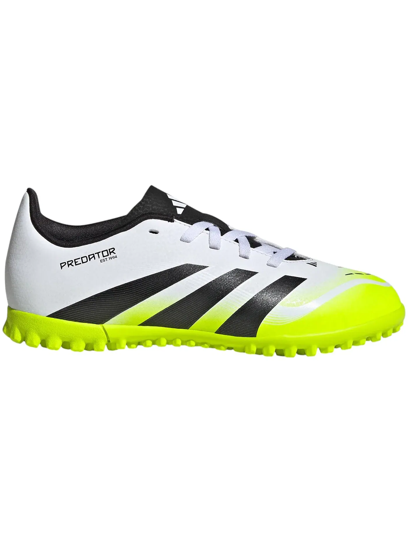 Детские кроссовки для футбола с технологией Predator Adidas — изображение 1 из 1, белый черный