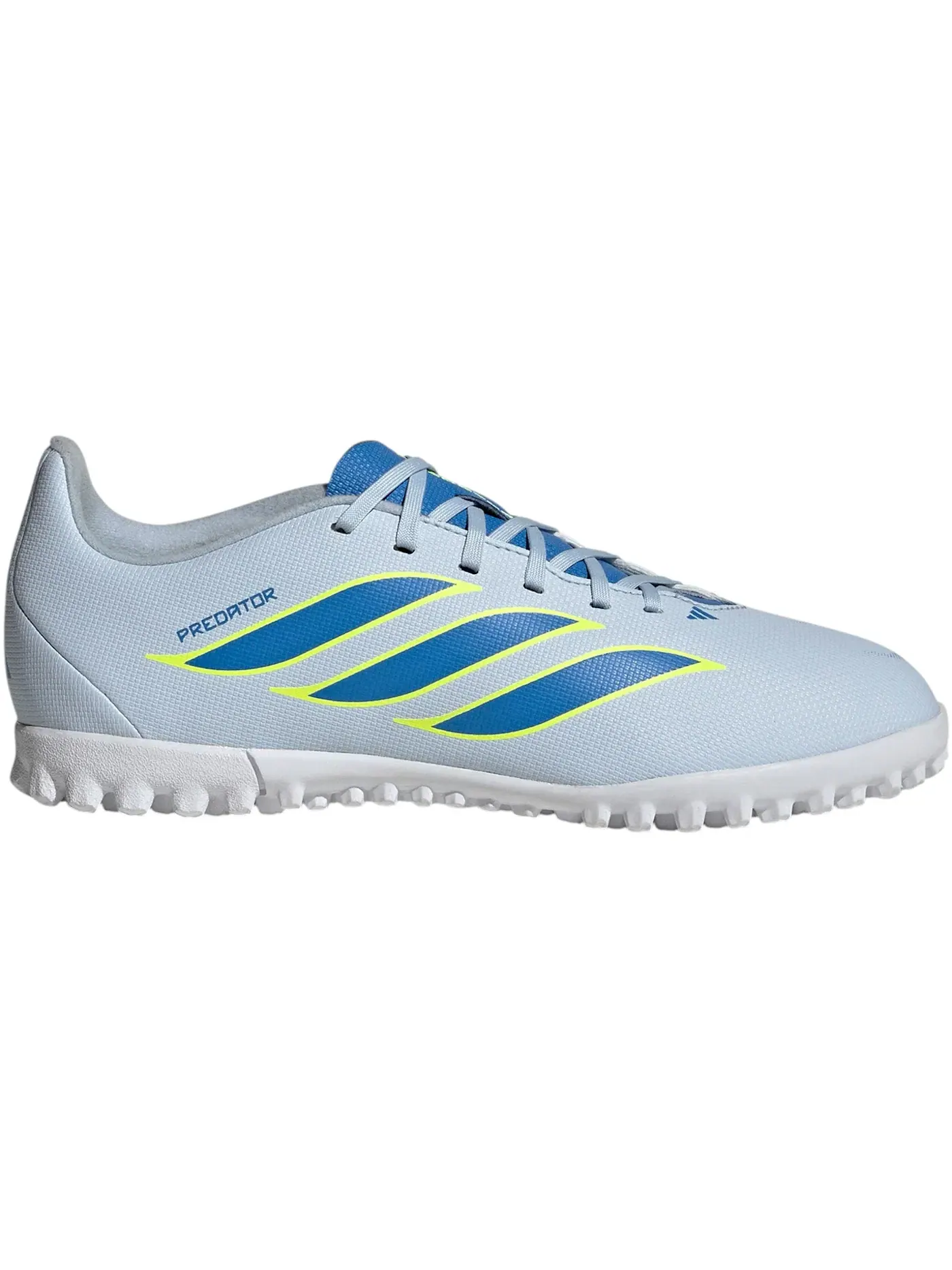 Детские кроссовки для футбола с шипами Adidas Predator Club TF Ice Cold Precision Pack — изображение 1 из 1, синий/желтый