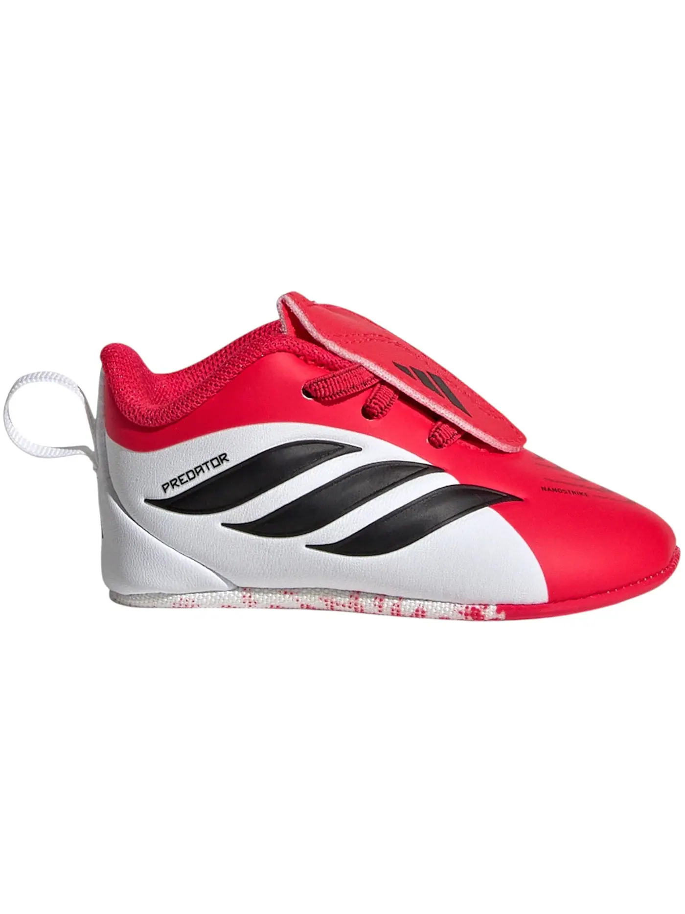 Детские кроссовки для футбола Predator Crib Adidas — изображение 1 из 1, красный/черный/белый