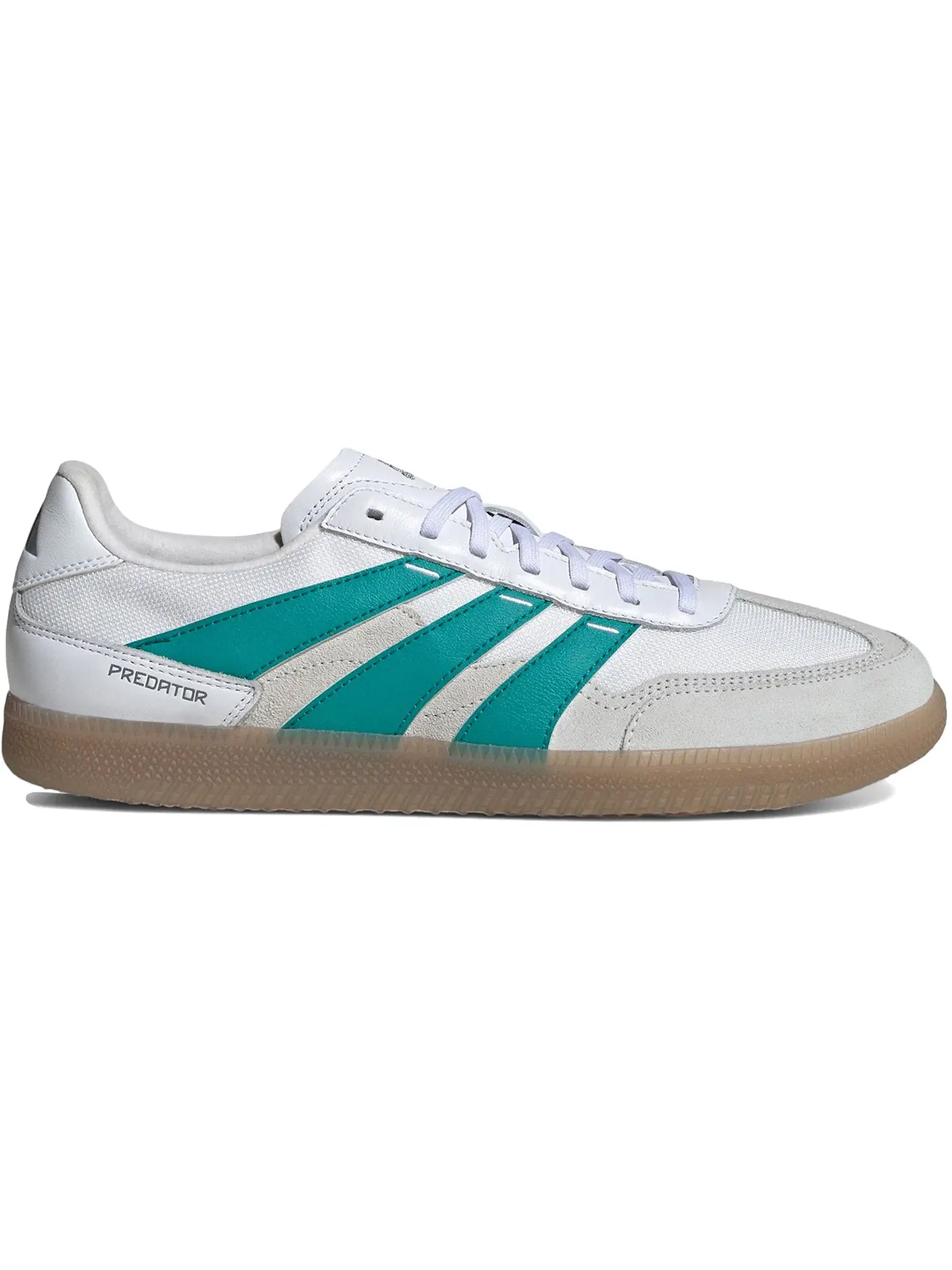 Мужские кроссовки для футзала с принтом Adidas Predator Freestyle Indoor — изображение 1 из 1, белый/зеленый/серый