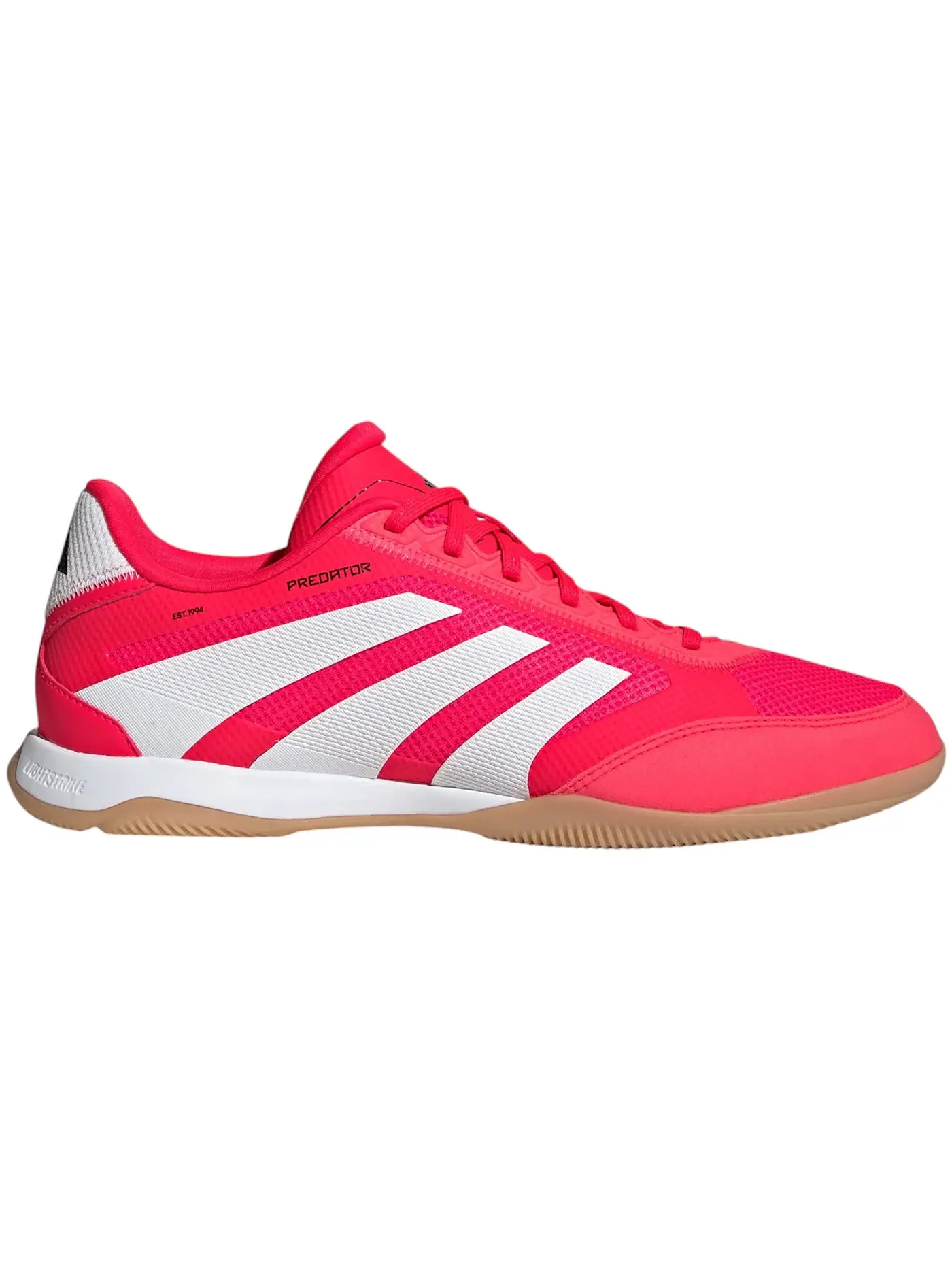 Мужские кроссовки для футбола с покрытием Predator League Indoor Adidas — изображение 1 из 1, красный белый черный