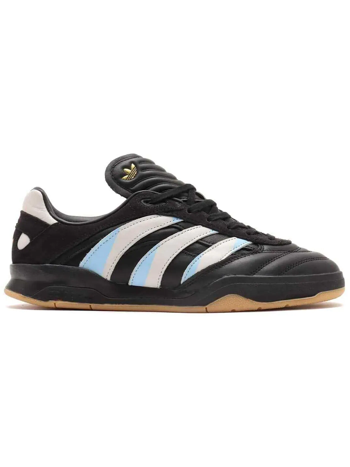 Мужские кроссовки с длинным язычком Adidas Predator Munidal — изображение 1 из 1, белый/черный