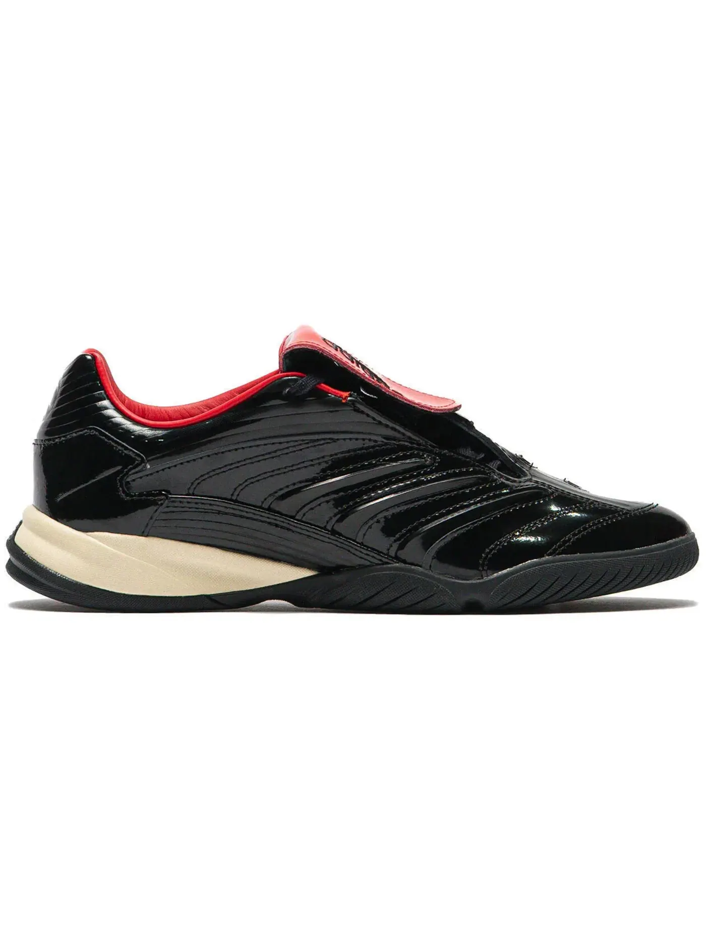 Мужские кроссовки с замком на шнурках Adidas Predator Sala — изображение 1 из 1, черный/красный/черный