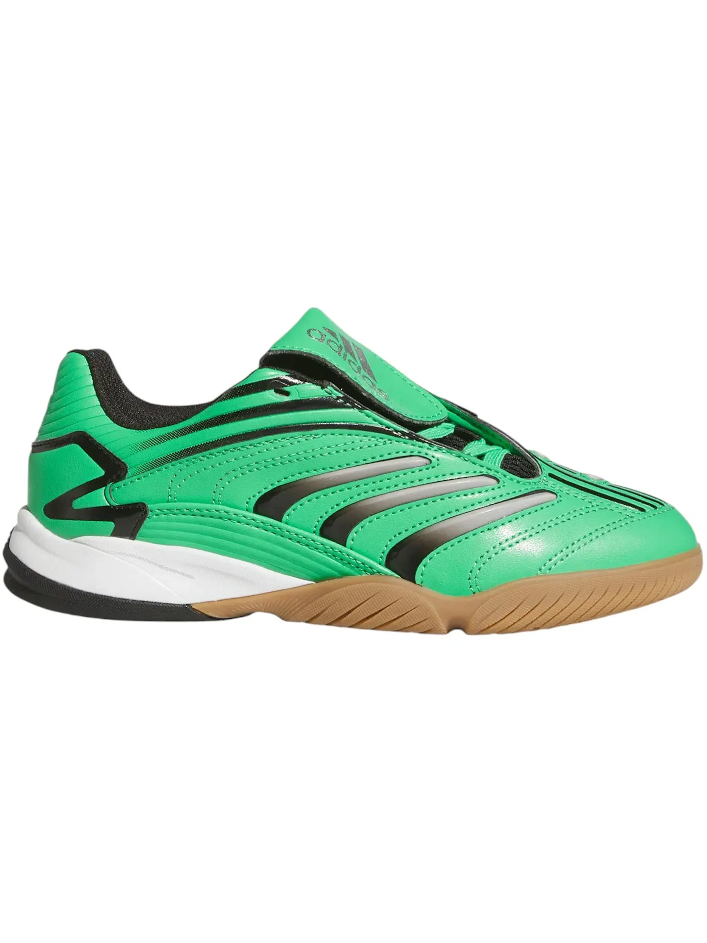 Детские кроссовки с принтом Adidas Predator Sala — изображение 1 из 1, зеленый/черный