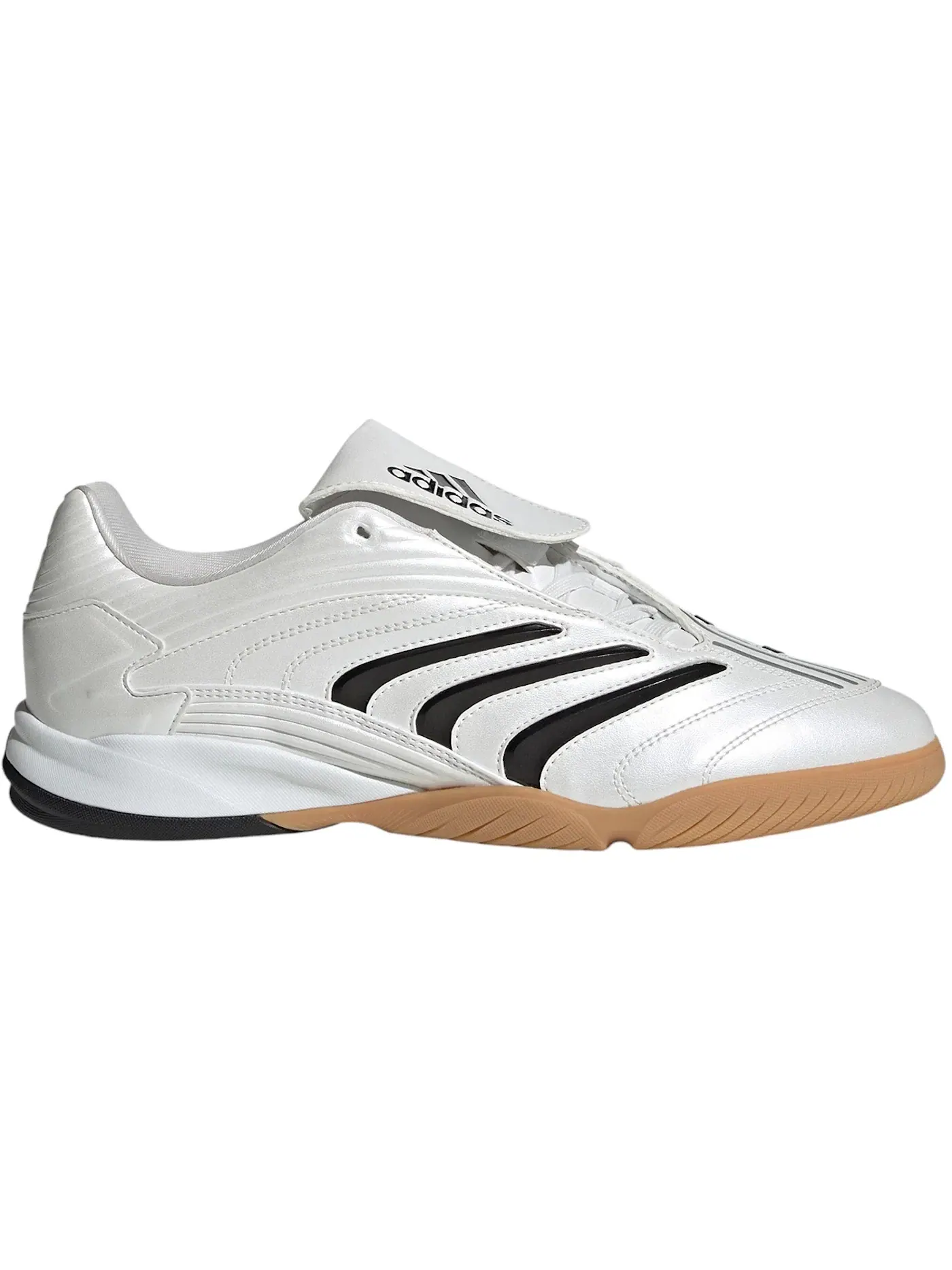 Мужские кроссовки с замшевым верхом Adidas Predator Sala Zero Metalic Core Black Gum — изображение 1 из 1, черный