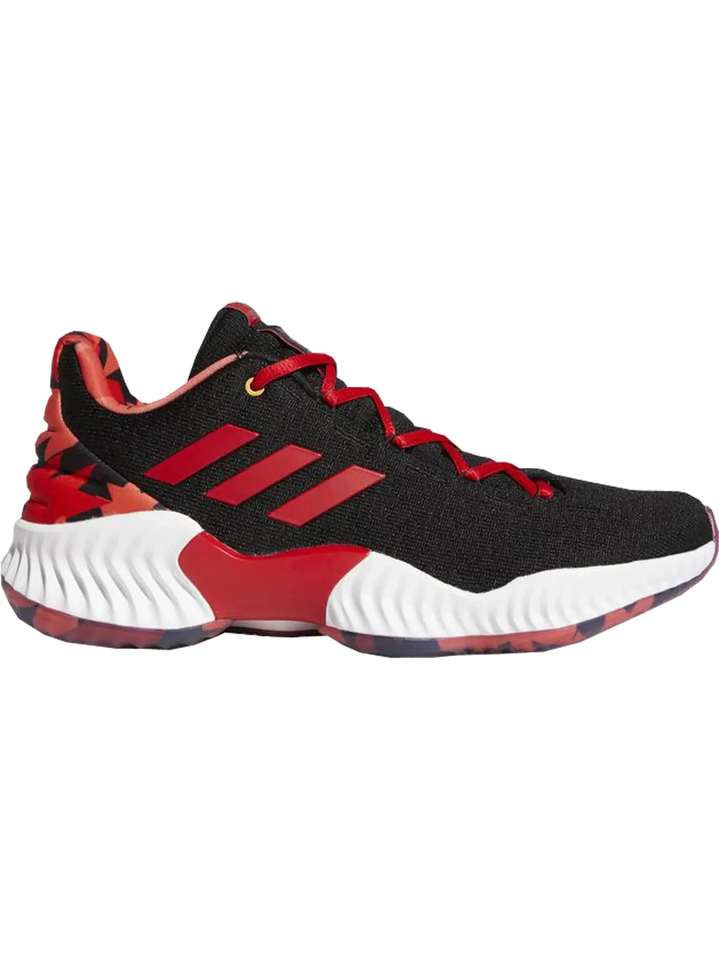 Мужские кроссовки для баскетбола Adidas Pro Bounce 18 Low — изображение 1 из 1, черный/красный/белый