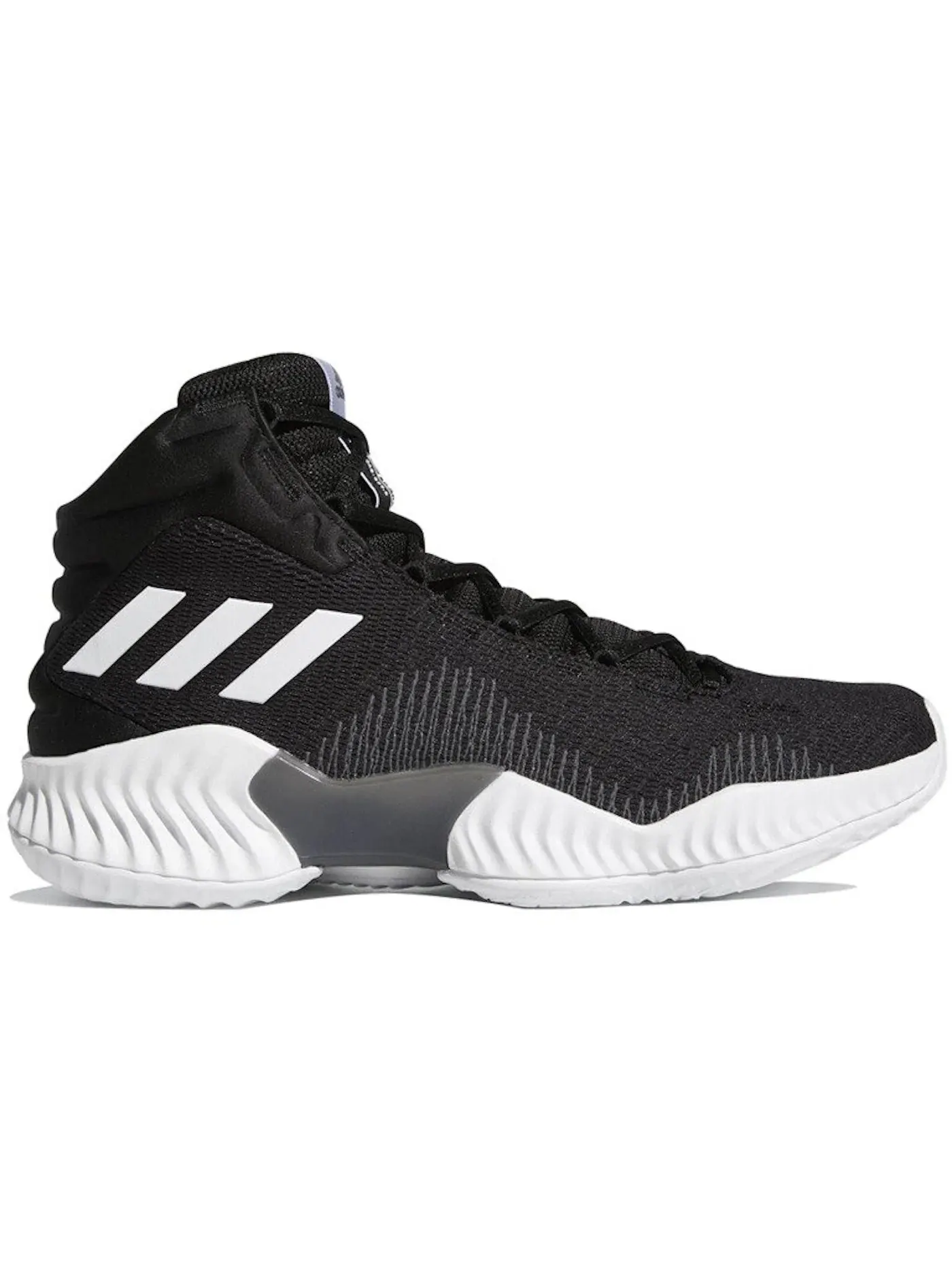 Мужские кроссовки баскетбольные Adidas Pro Bounce 2018 — изображение 1 из 1, черный/белый/черный