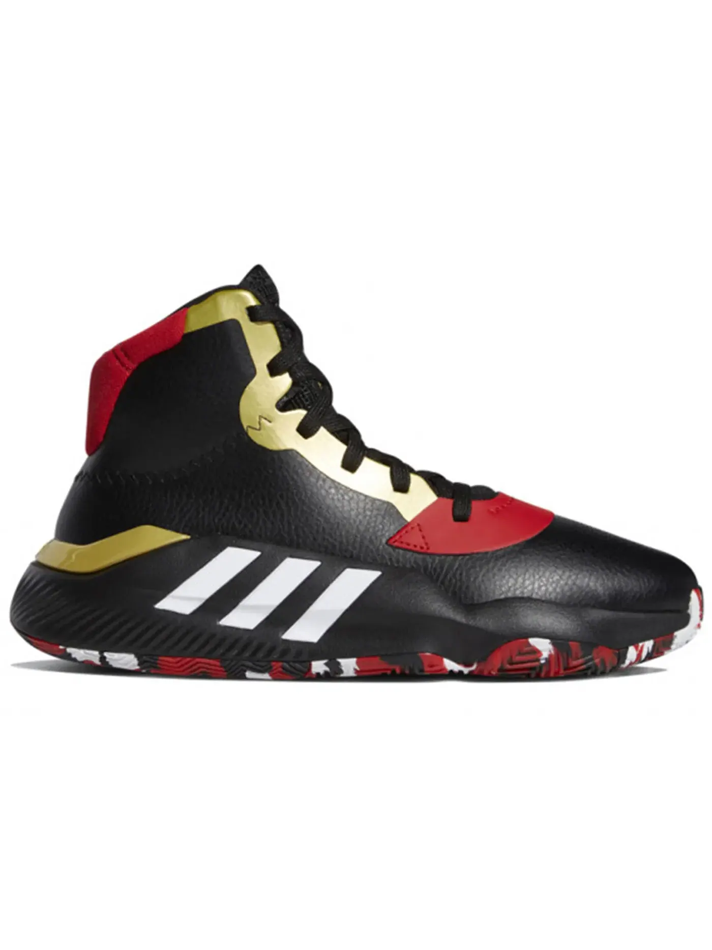 Мужские баскетбольные кроссовки для выступлений Adidas Pro Bounce 2019 — изображение 1 из 1, черный/белый