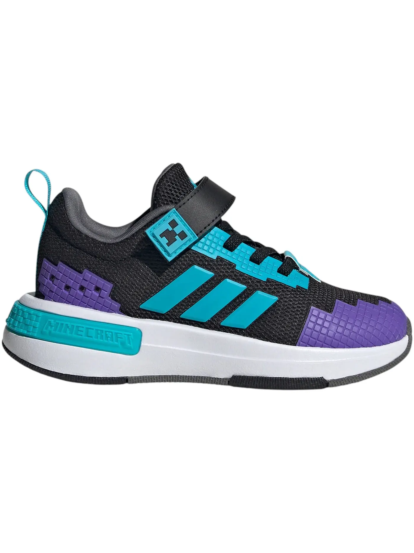 Детские кроссовки Lifestyle с брендовым дизайном Adidas Pro Adidas — изображение 1 из 1, черный/голубой/белый