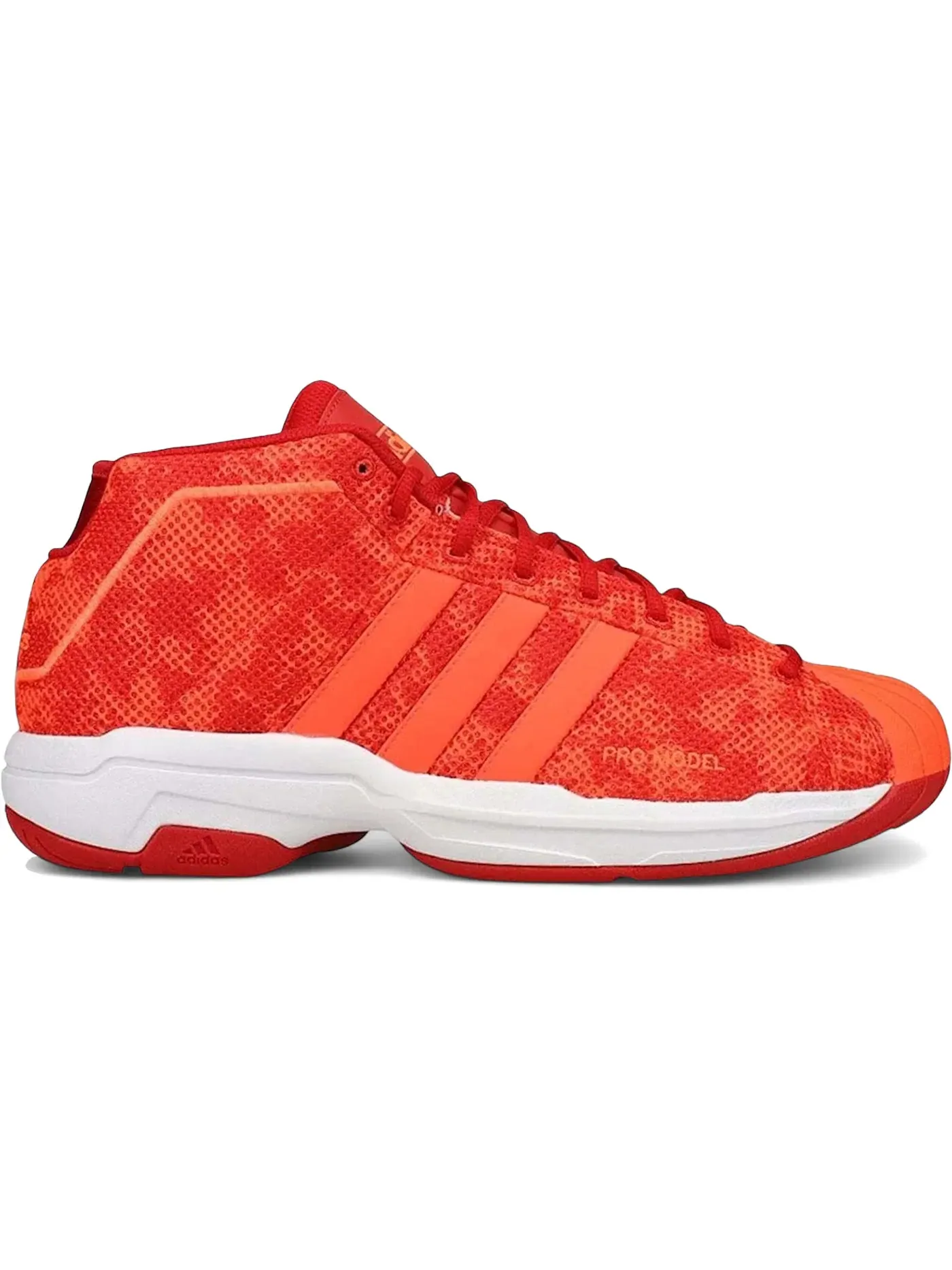 Мужские кроссовки для баскетбола Adidas Pro Model 2G — изображение 1 из 1, белый/красный
