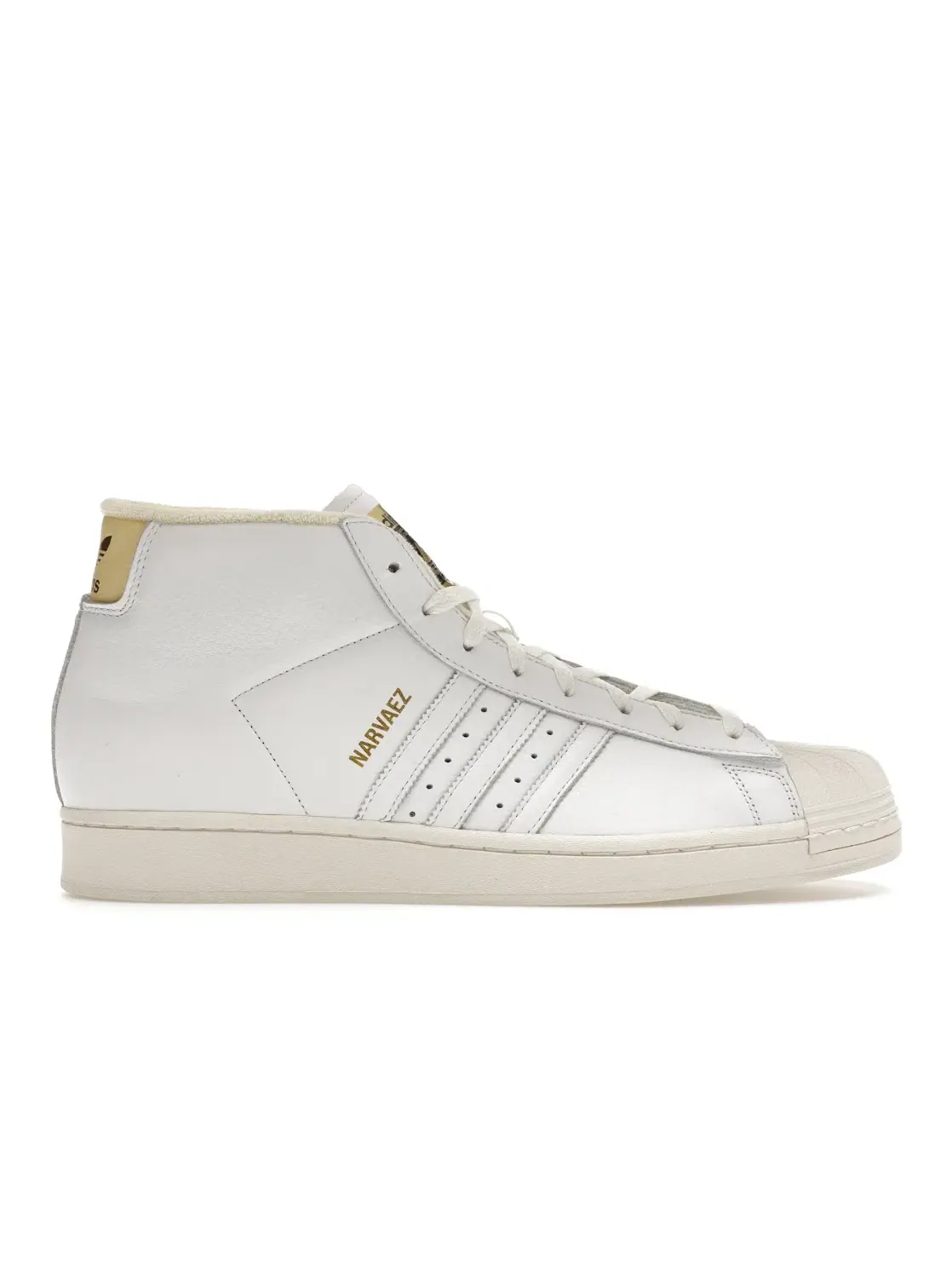 Мужские кроссовки Lifestyle Adidas Pro Model ADV — изображение 1 из 4, белый/белый/желтый