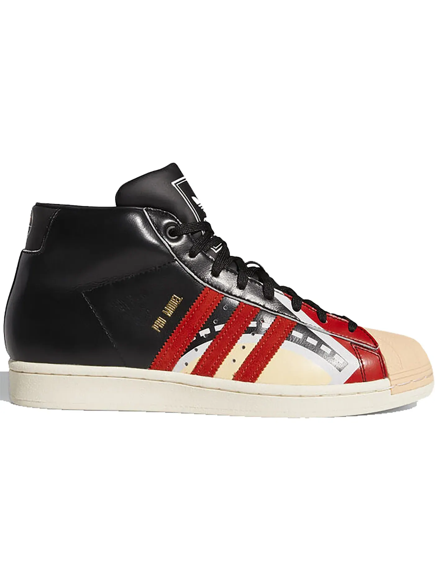Мужские кроссовки Lifestyle Adidas Pro Model — изображение 1 из 1, черный//оранжевый
