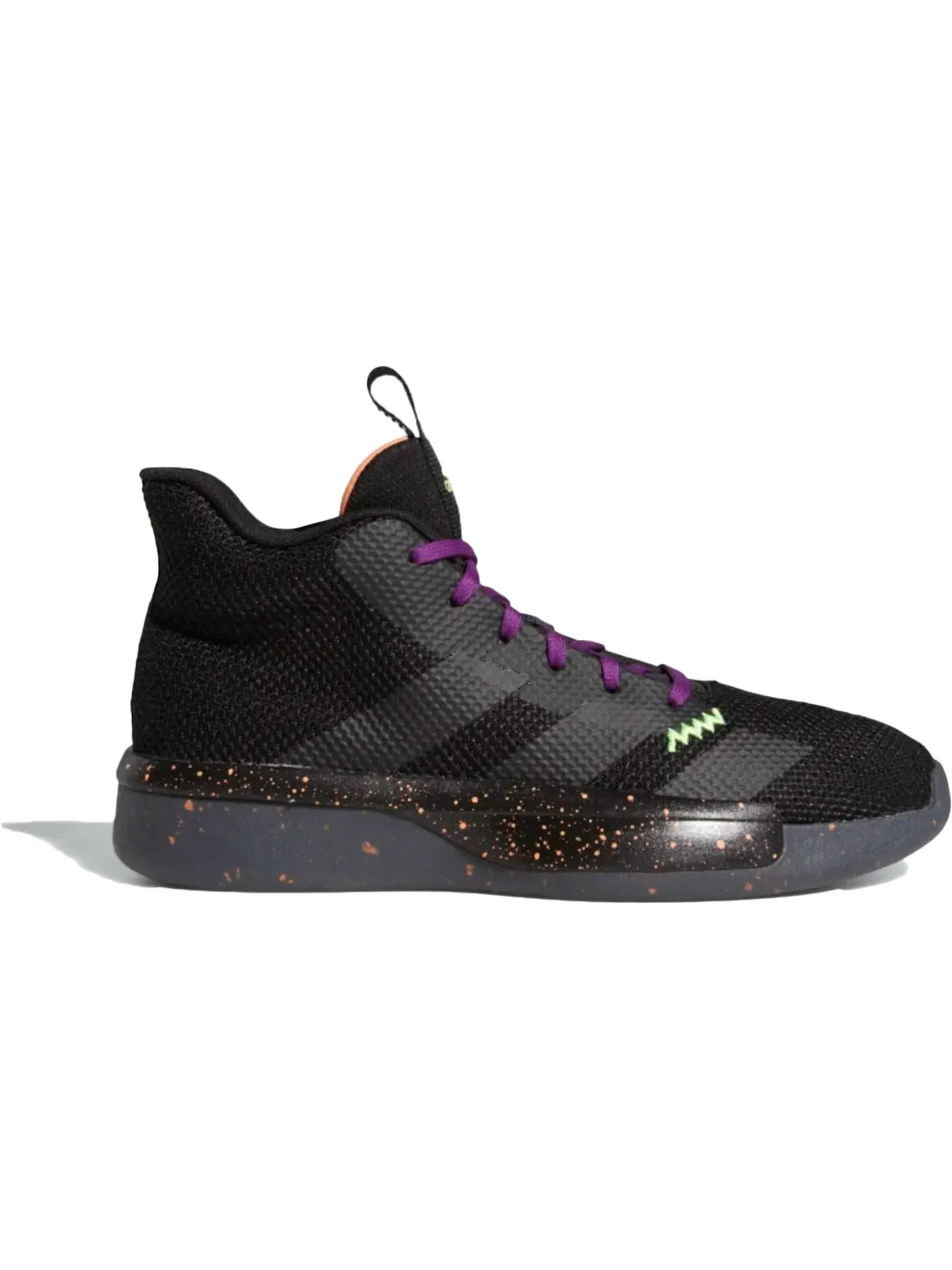 Мужские кроссовки для баскетбола Adidas Pro Next 2019 Adidas — изображение 1 из 1, черный/фиолетовый