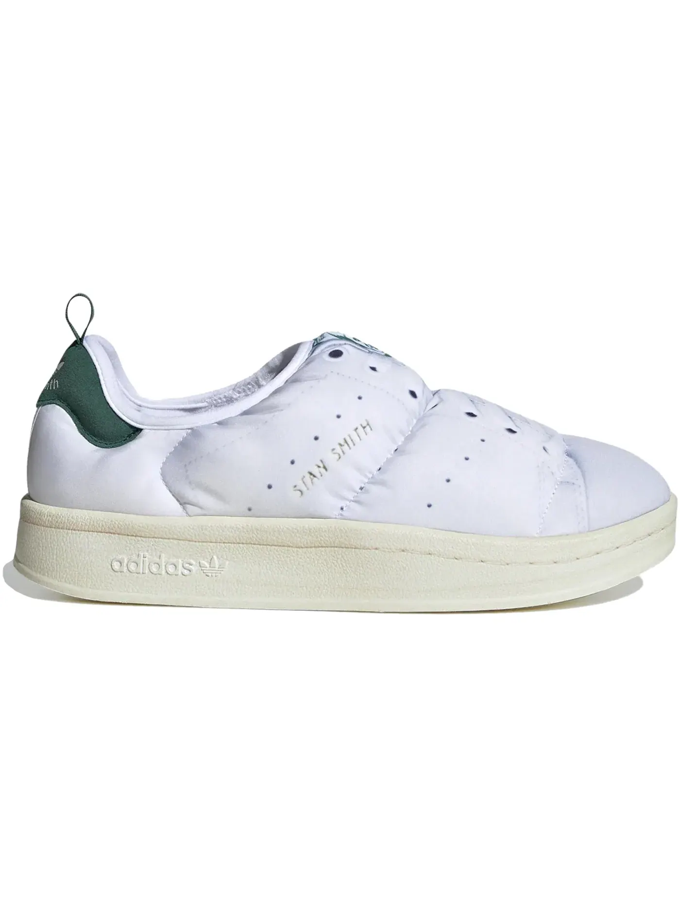 Мужские кроссовки Lifestyle Puffylette Stan Smith Adidas — изображение 1 из 1, белый/зеленый/золотистый