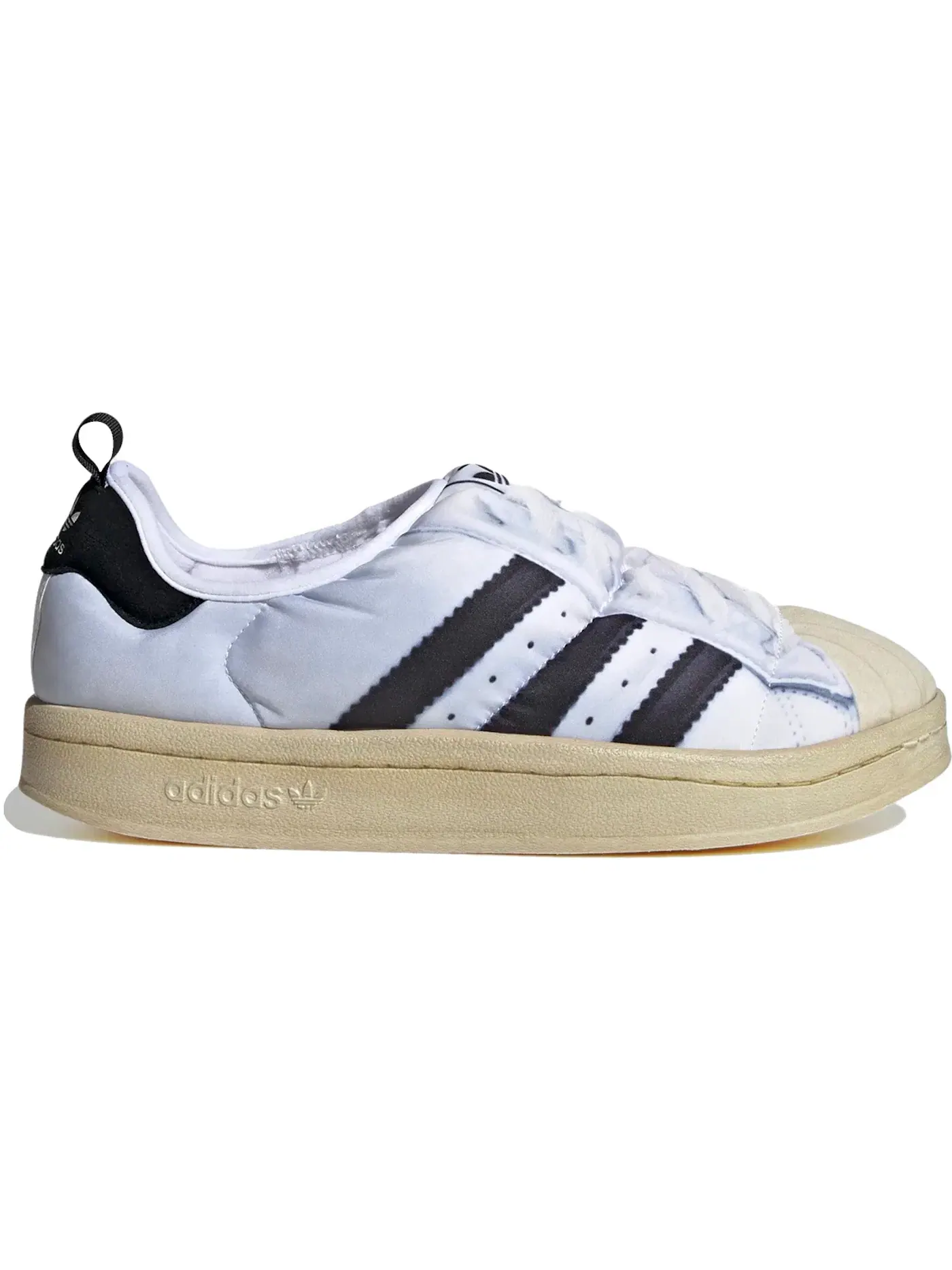 Мужские кроссовки Lifestyle Adidas Puffylette — изображение 1 из 1, белый/черный/белый