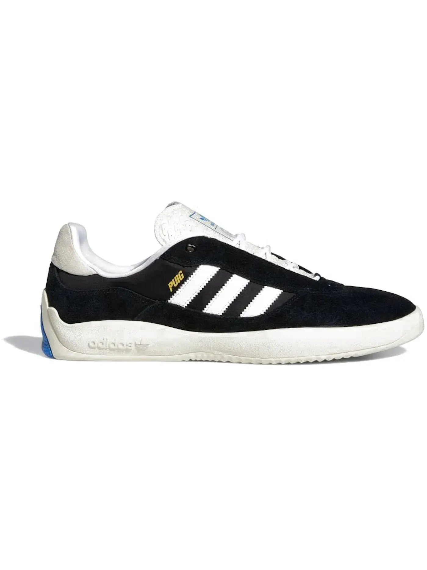 Мужские кроссовки для бега Adidas Puig — изображение 1 из 1, черный/белый