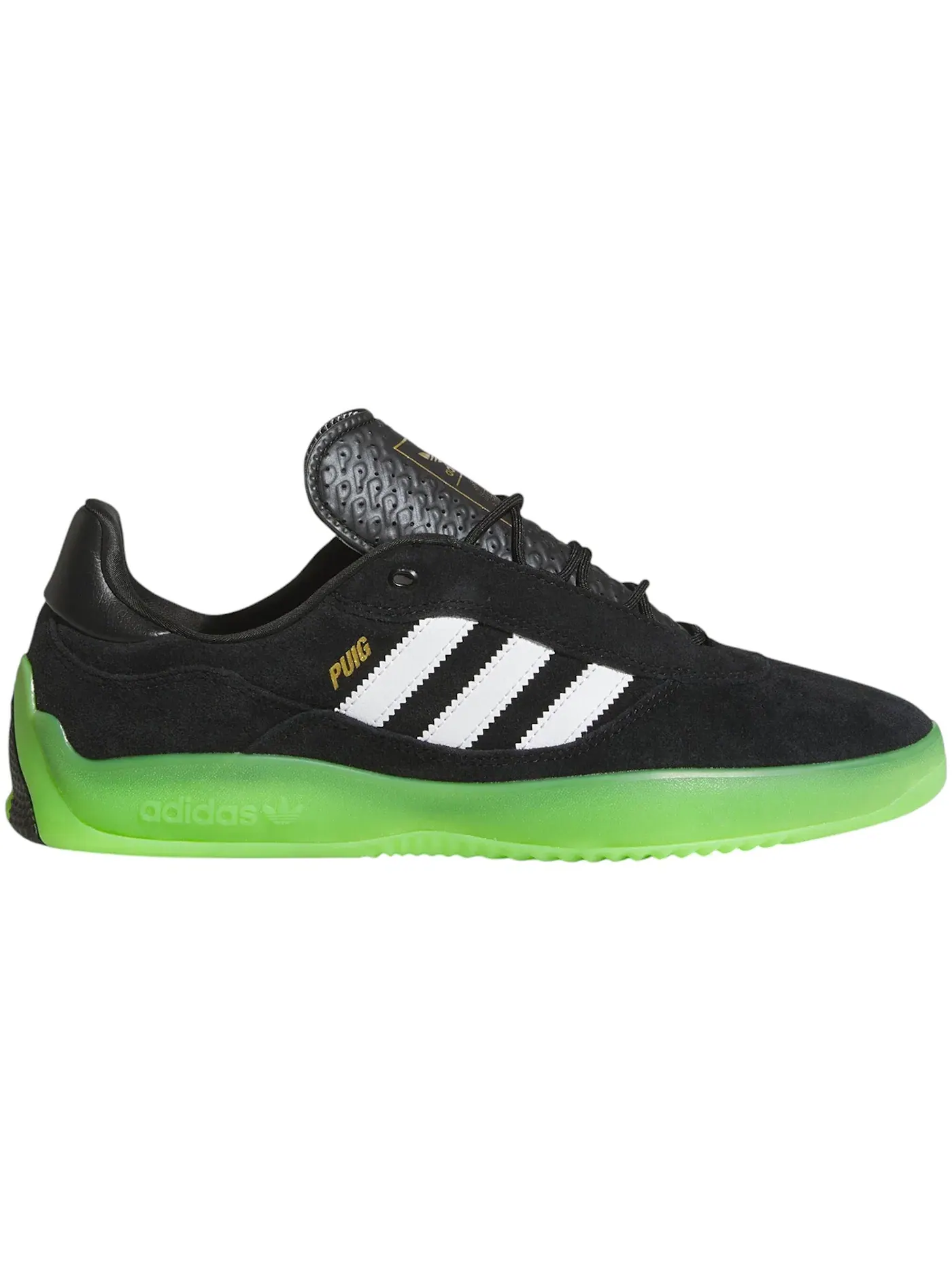 Мужские кроссовки для бега Adidas Puig Adidas — изображение 1 из 1, черный белый зеленый