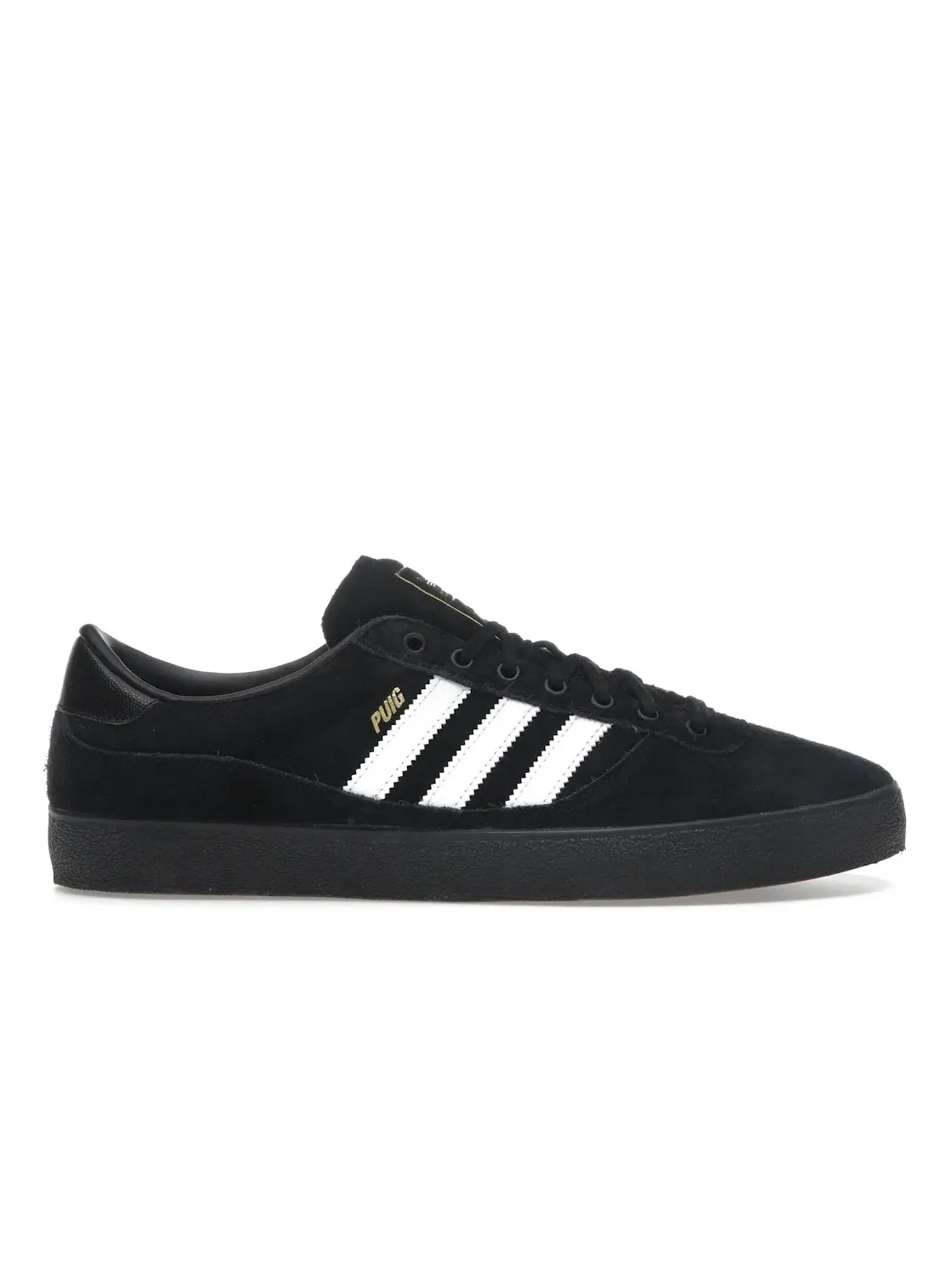Мужские кроссовки с замкнутой пяткой Adidas Puig Indoor — изображение 1 из 4, черный/белый/черный