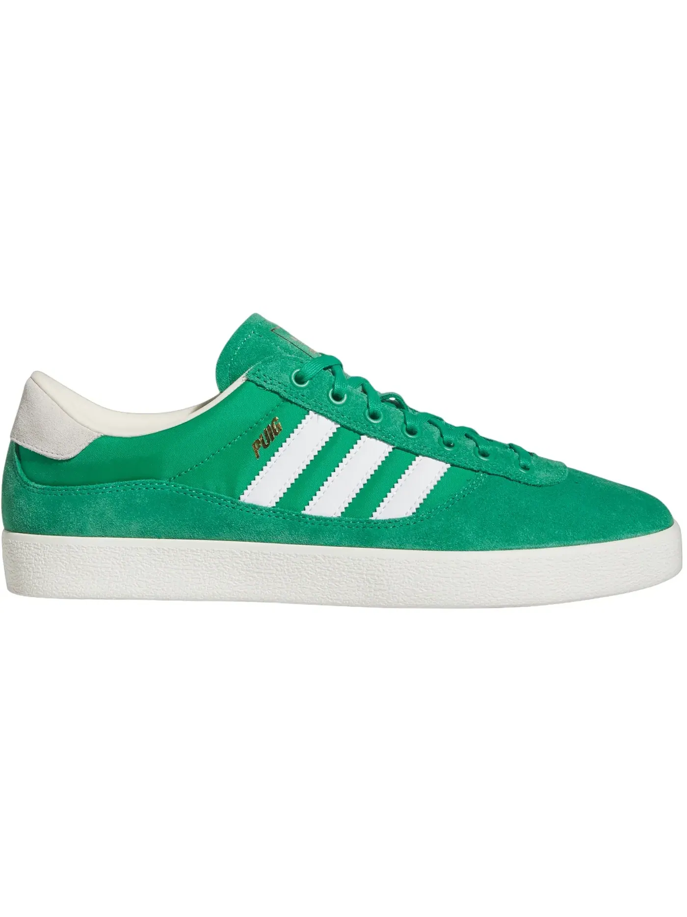 Мужские кроссовки для сквоша Adidas Puig Indoor — изображение 1 из 1, зеленый/белый/белый