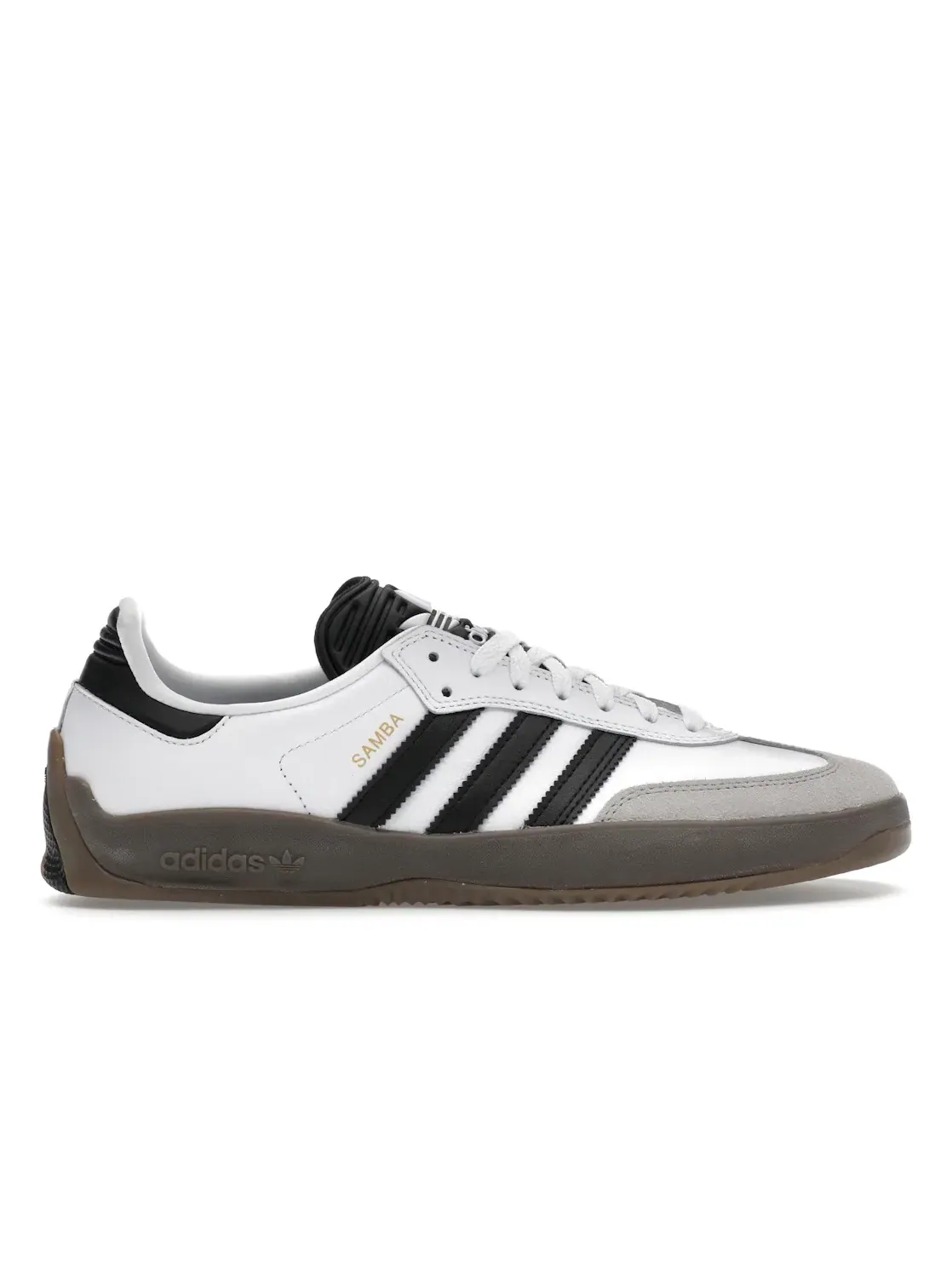 Мужские кроссовки для повседневной носки Adidas Puig Samba — изображение 1 из 4, белый/черный