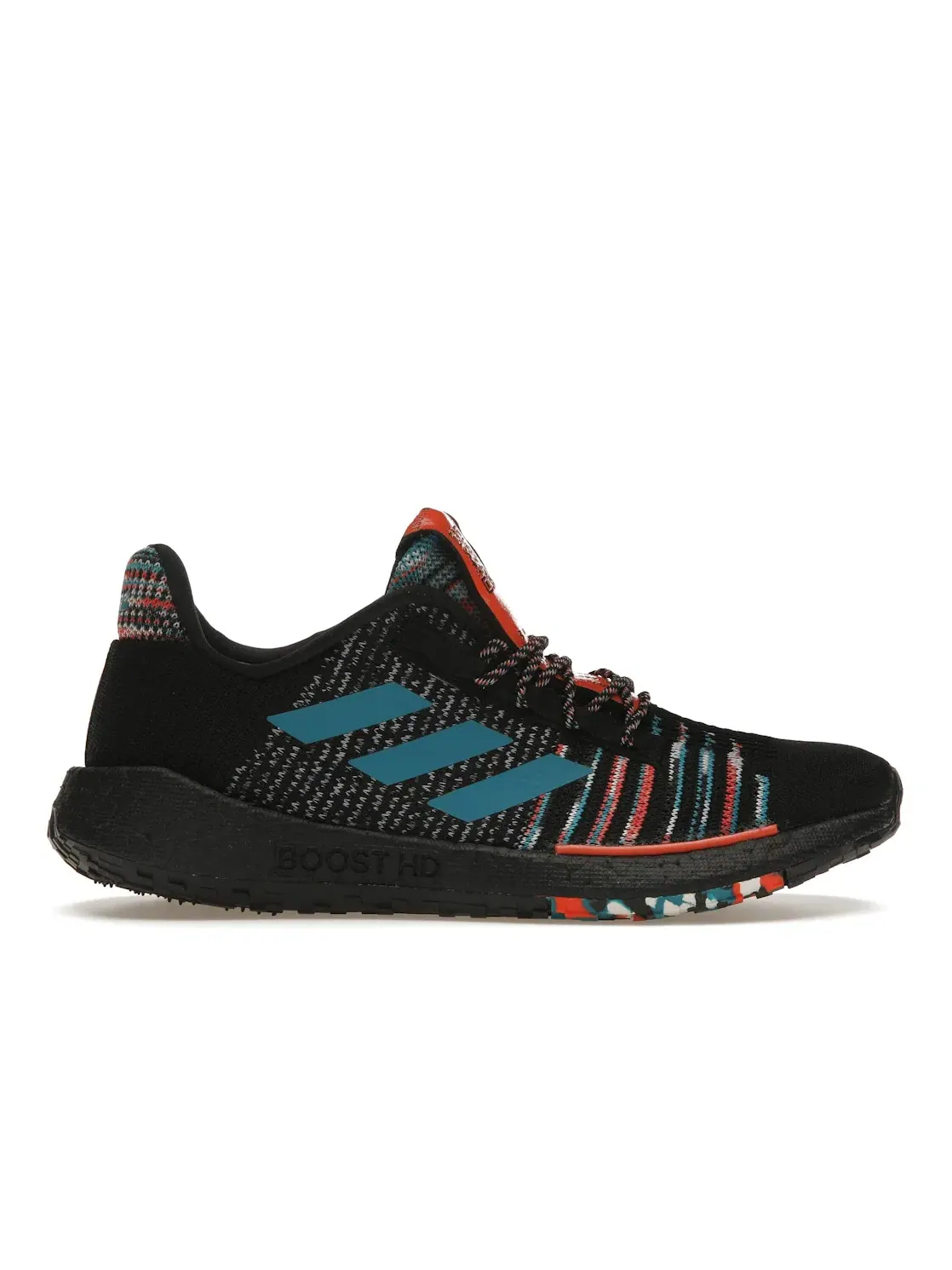 Мужские кроссовки с амортизацией PulseBoost HD Adidas — изображение 1 из 4, черный/белый/оранжевый