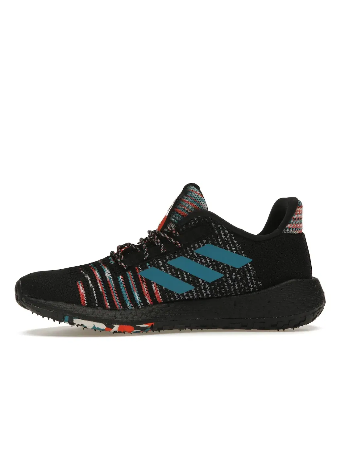 Мужские кроссовки с амортизацией PulseBoost HD Adidas — изображение 3 из 4, черный/белый/оранжевый