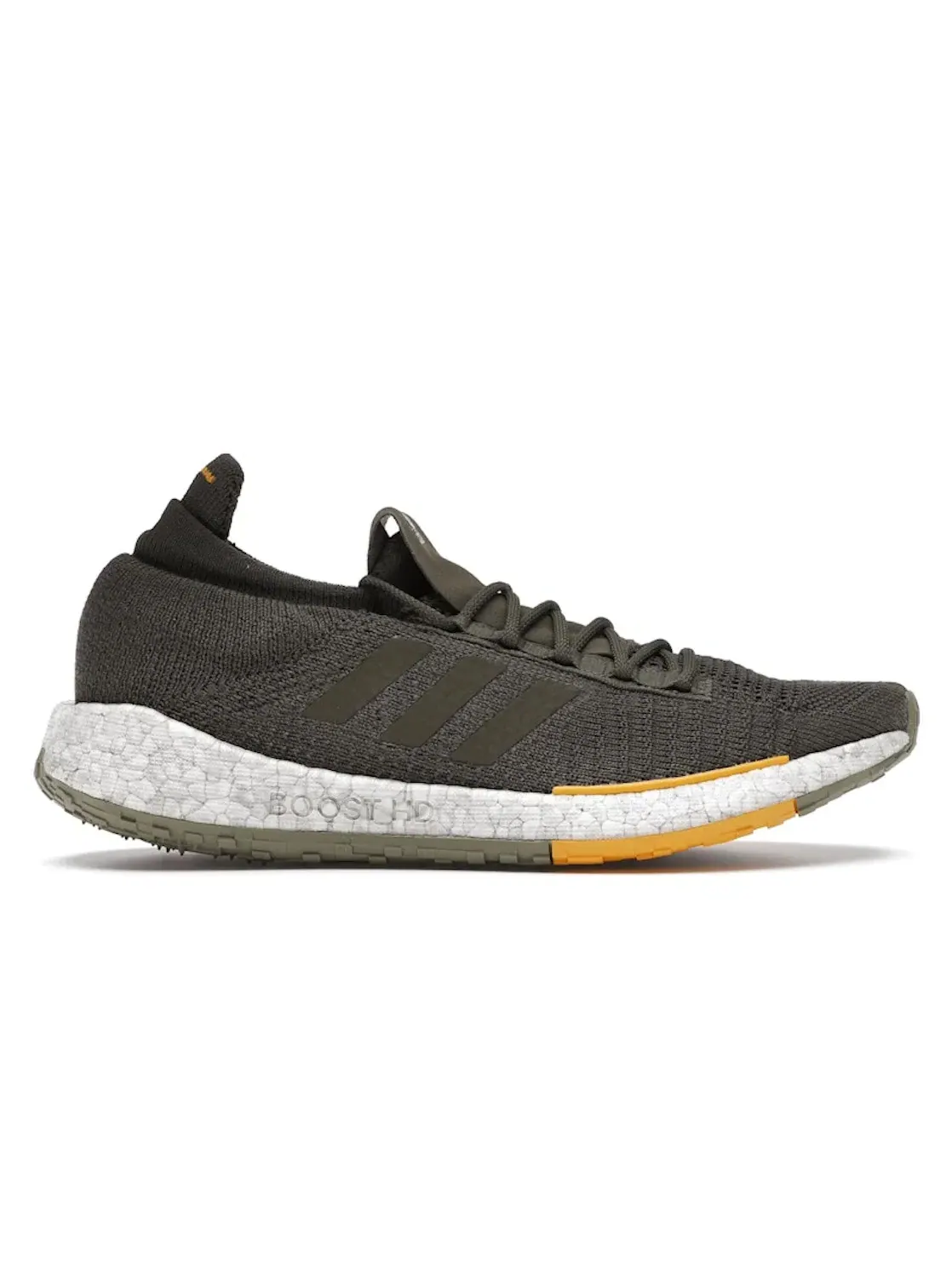 Мужские кроссовки для бега Adidas PulseBoost HD — изображение 1 из 4, хаки/хаки/золотистый
