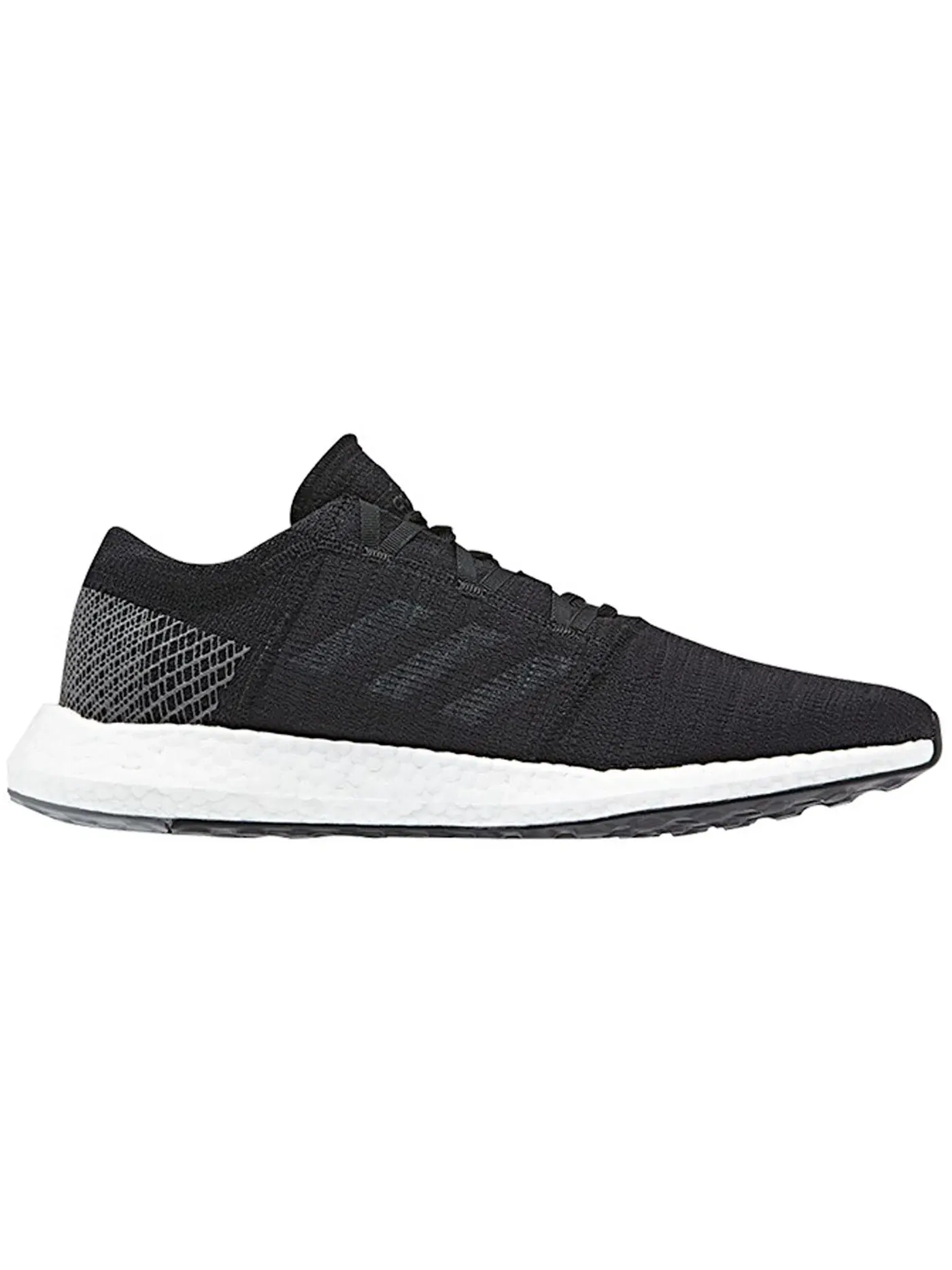 Мужские кроссовки с амортизацией Pure Boost Go Adidas — изображение 1 из 1, черный/серый/серый