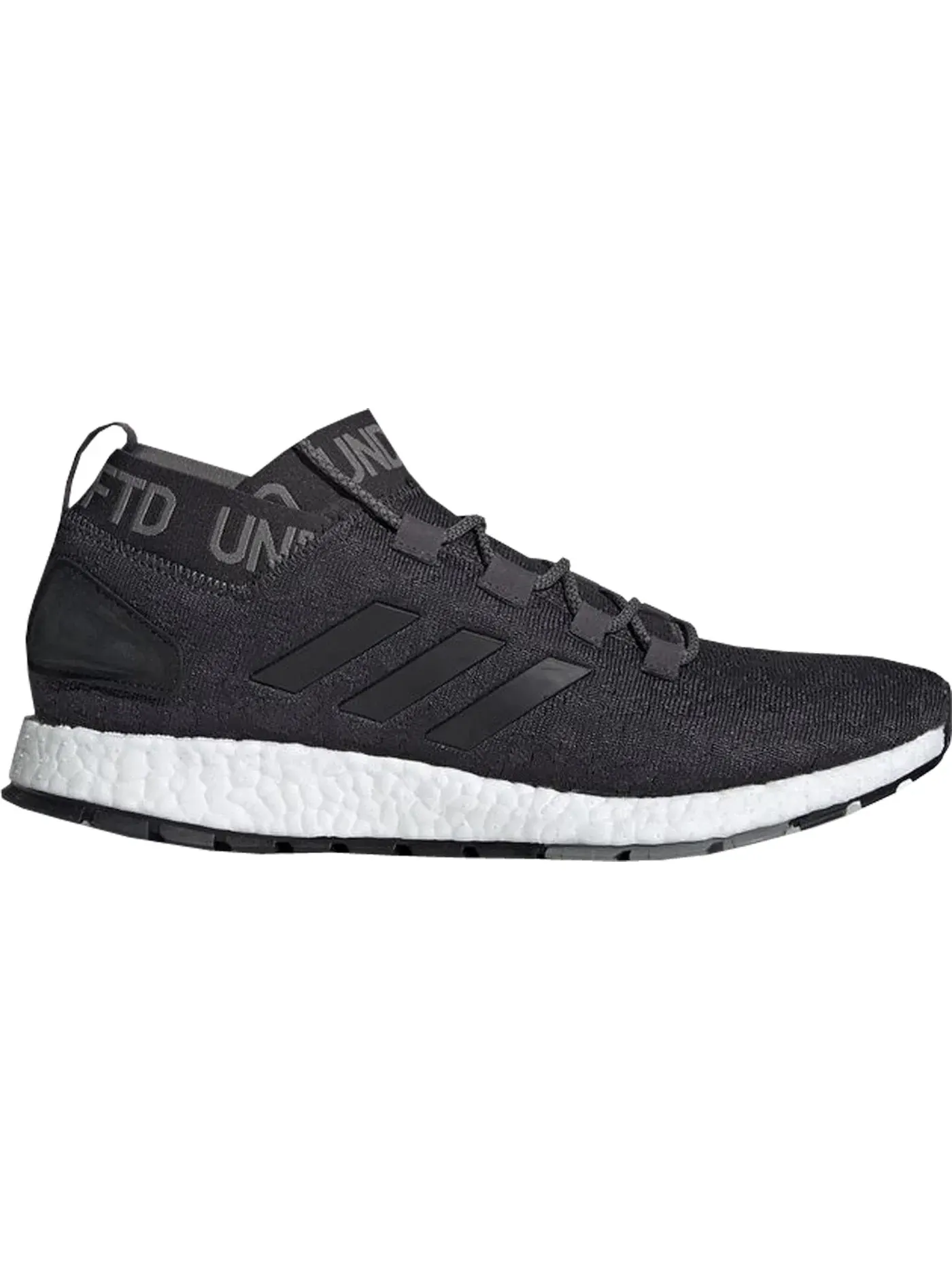 Мужские кроссовки для бега с амортизацией Pure Boost RBL Adidas — изображение 1 из 1, серый черный