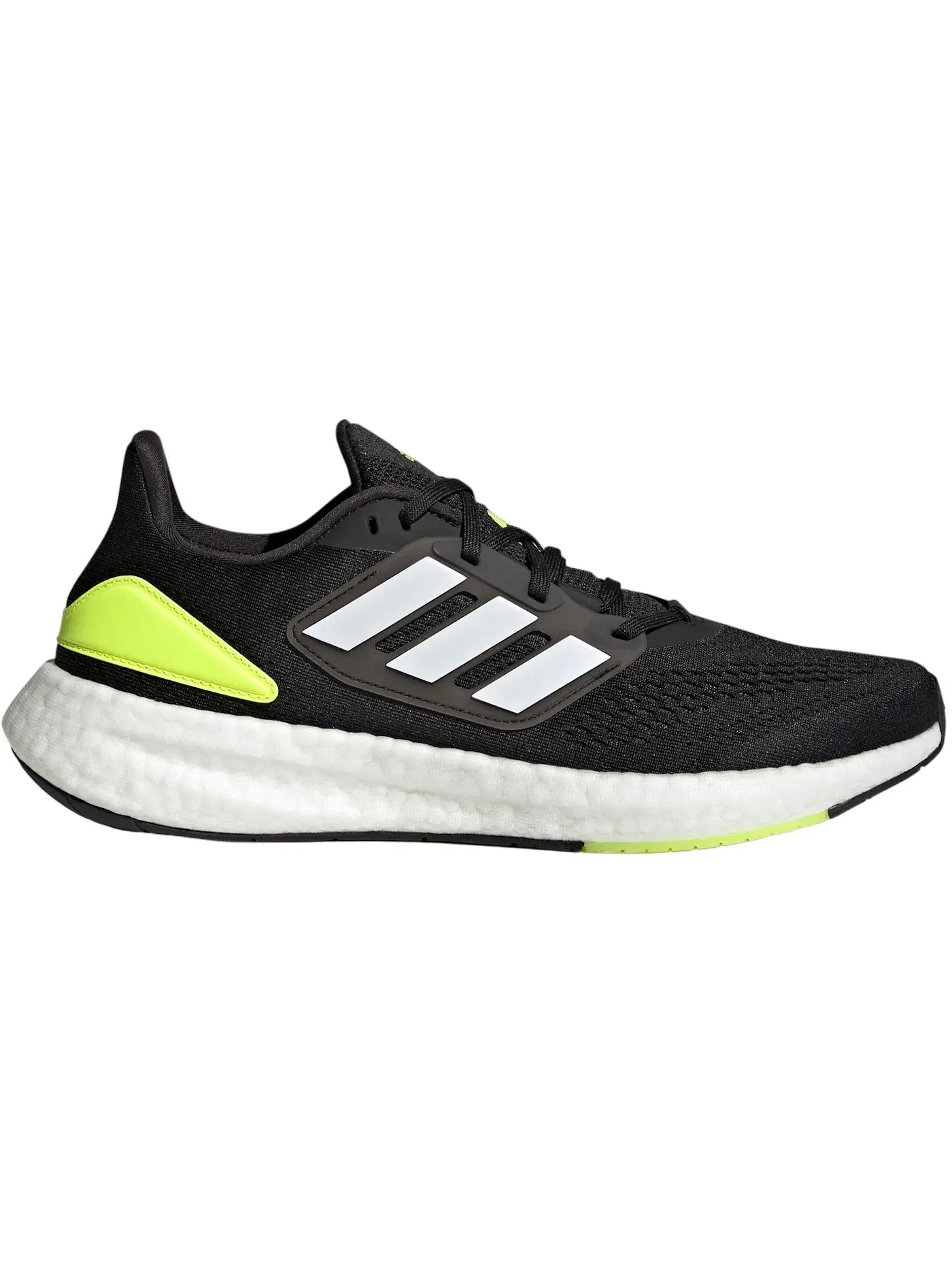 Мужские кроссовки Lifestyle Pureboost 22 Adidas — изображение 1 из 1, черный белый желтый