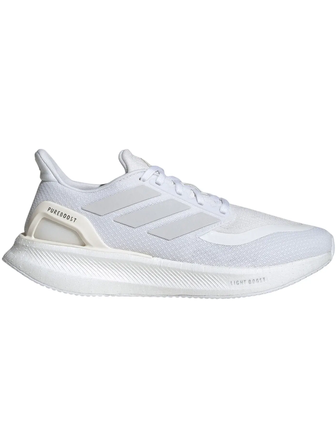 Женские кроссовки для повседневной носки Adidas Pureboost 5 — изображение 1 из 1, белый/белый/белый