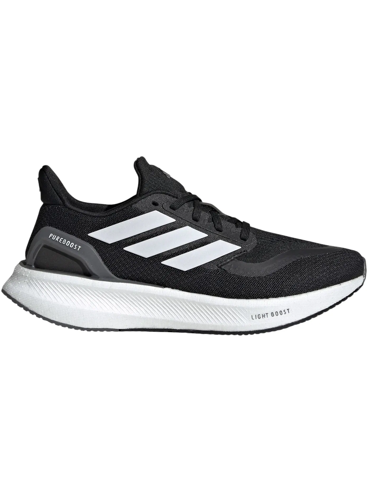 Женские кроссовки Lifestyle Pureboost 5 Adidas — изображение 1 из 1, черный/белый/серый