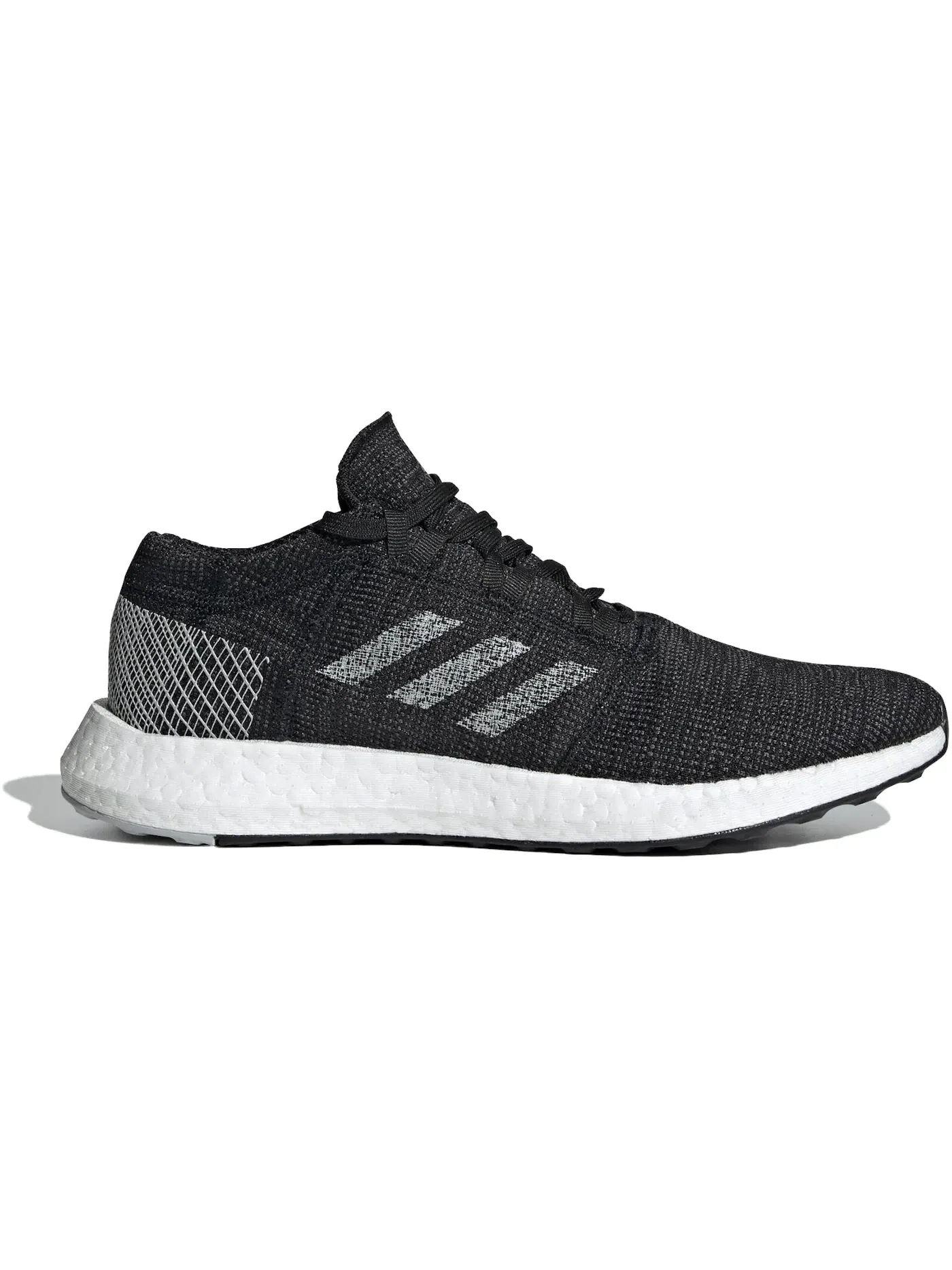 Мужские кроссовки для повседневной носки Adidas Pureboost Go — изображение 1 из 1, черный/серый/серый