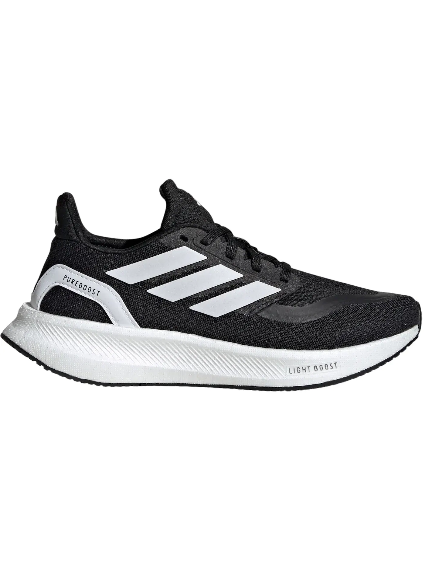 Детские кроссовки Lifestyle Adidas Pureboost Light — изображение 1 из 1, черный/белый/черный