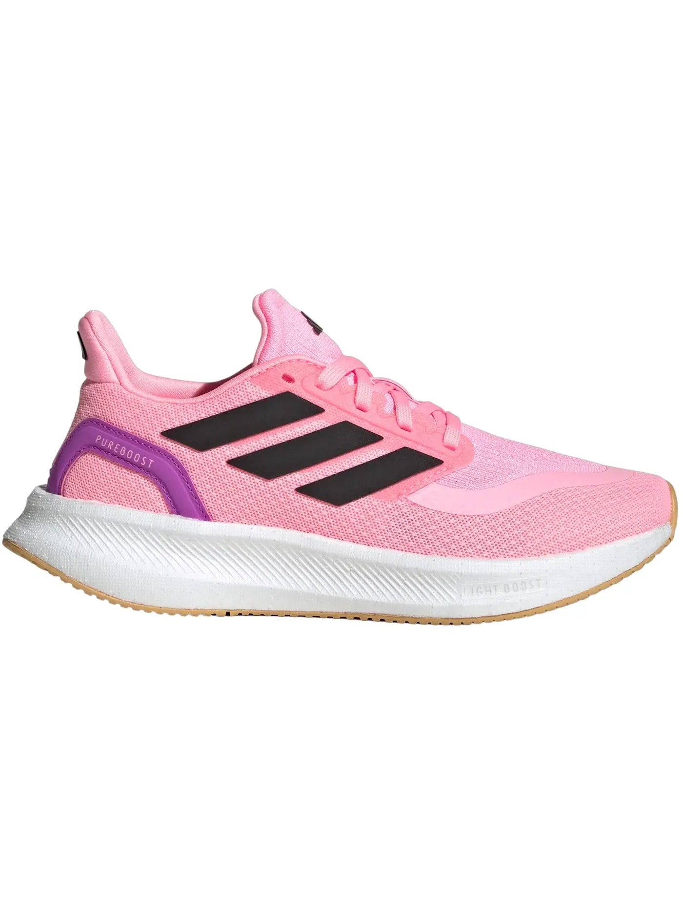 Детские кроссовки lifestyle с технологией Boost Adidas Pureboost Light — изображение 1 из 1, розовый/черный