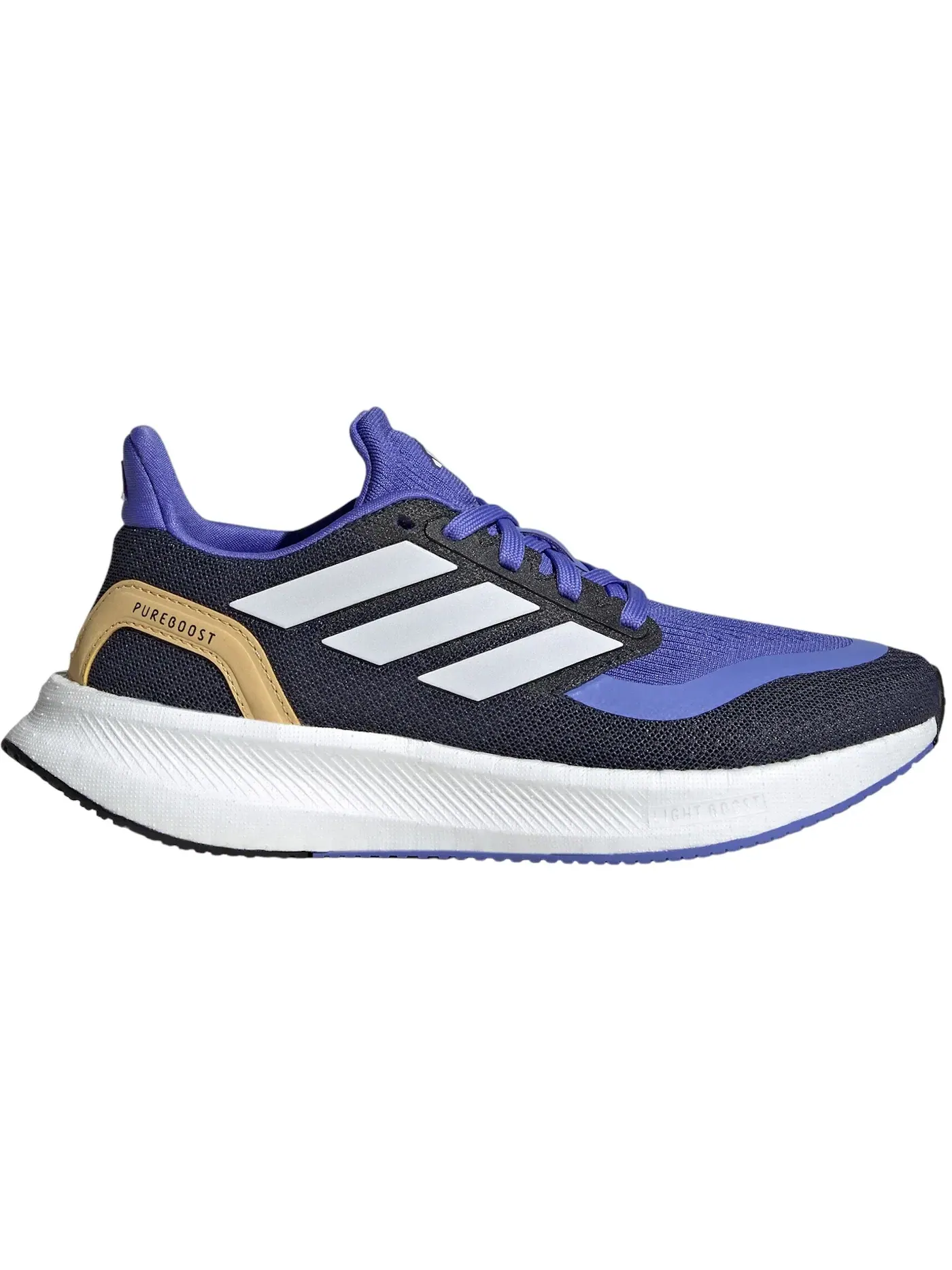 Детские кроссовки Lifestyle Pureboost Light Adidas — изображение 1 из 1, темно-синий белый синий