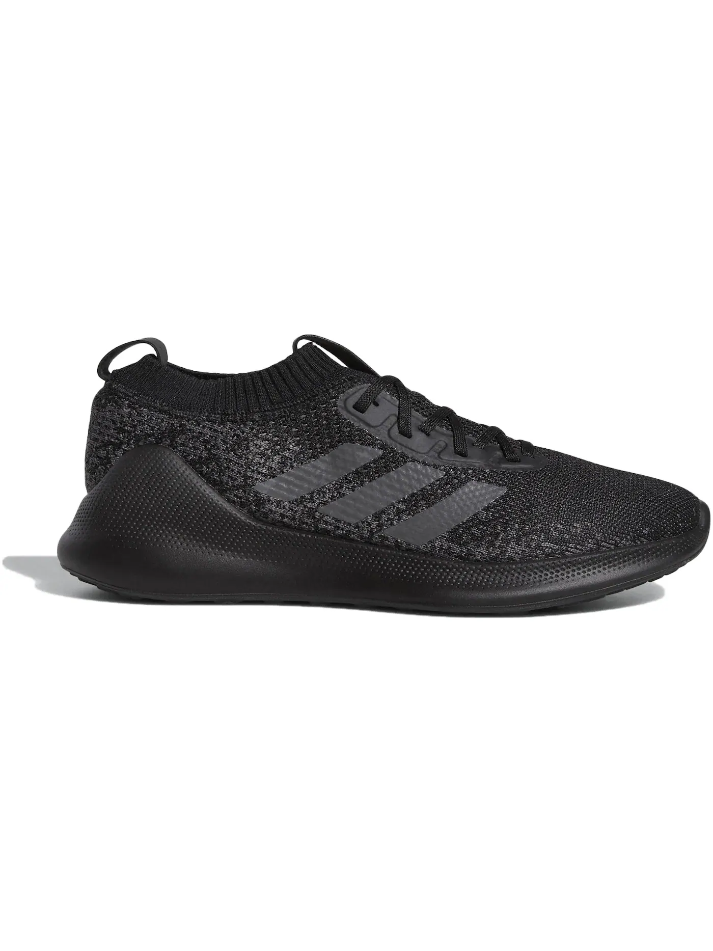 Мужские кроссовки с амортизацией Adidas Purebounce Adidas — изображение 1 из 1, черный/металлик/серый