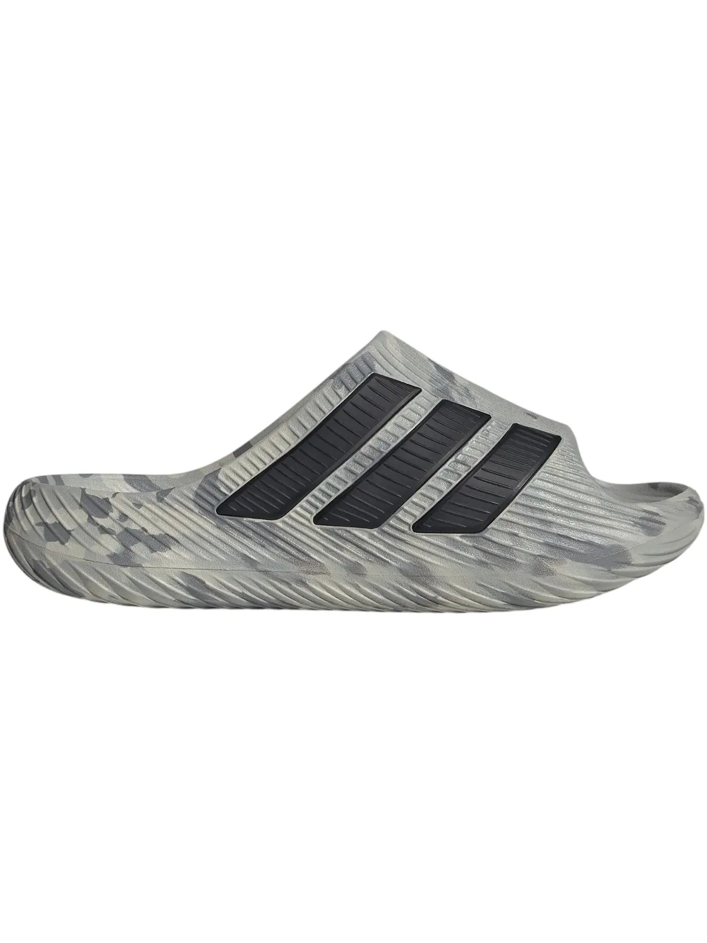 Мужские шлепанцы с контрастными элементами Adidas Purechill Slides — изображение 1 из 1, серый/черный/серый