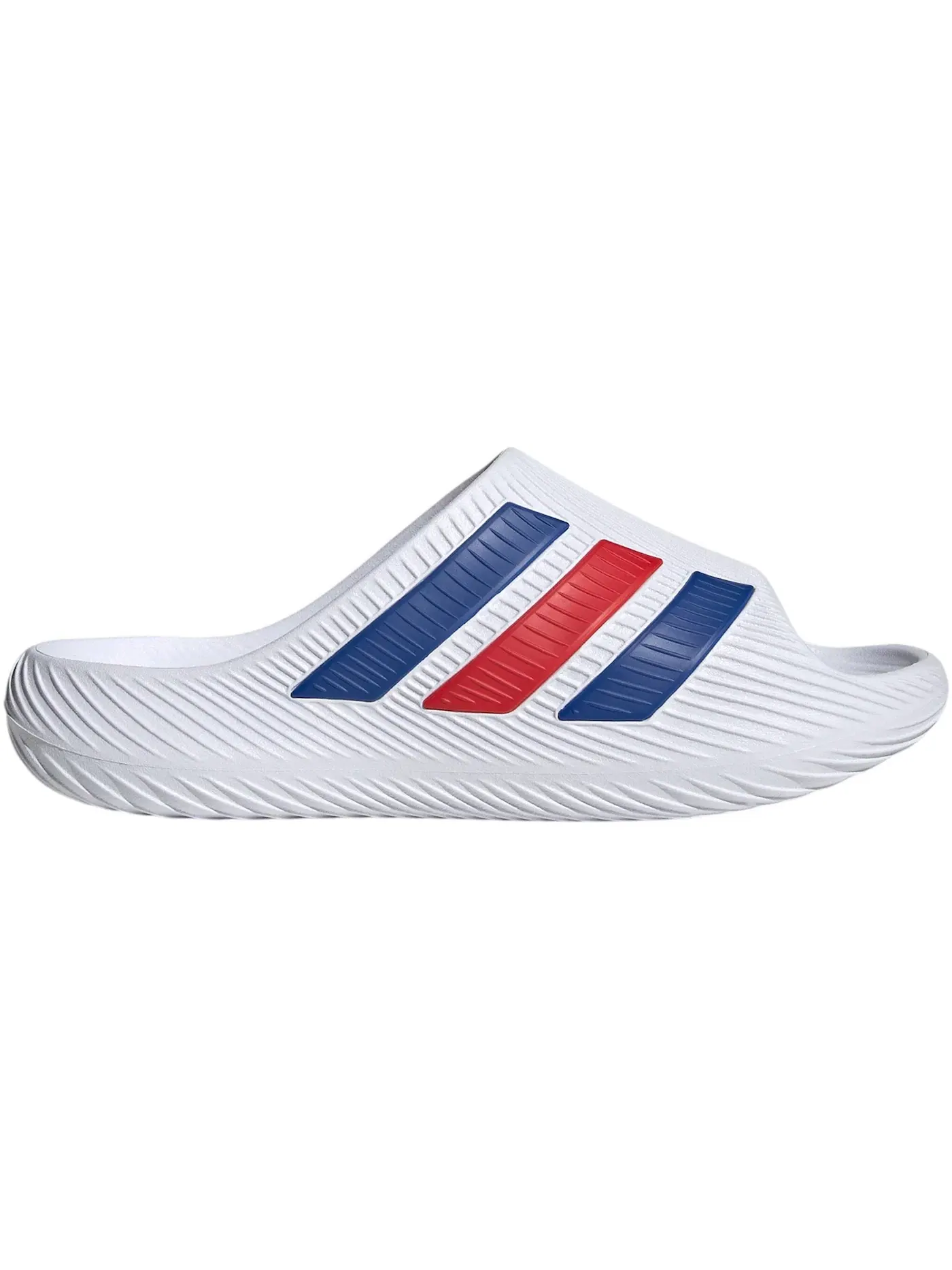 Мужские шлепанцы легкие Adidas Purechill Slides — изображение 1 из 1, белый/синий