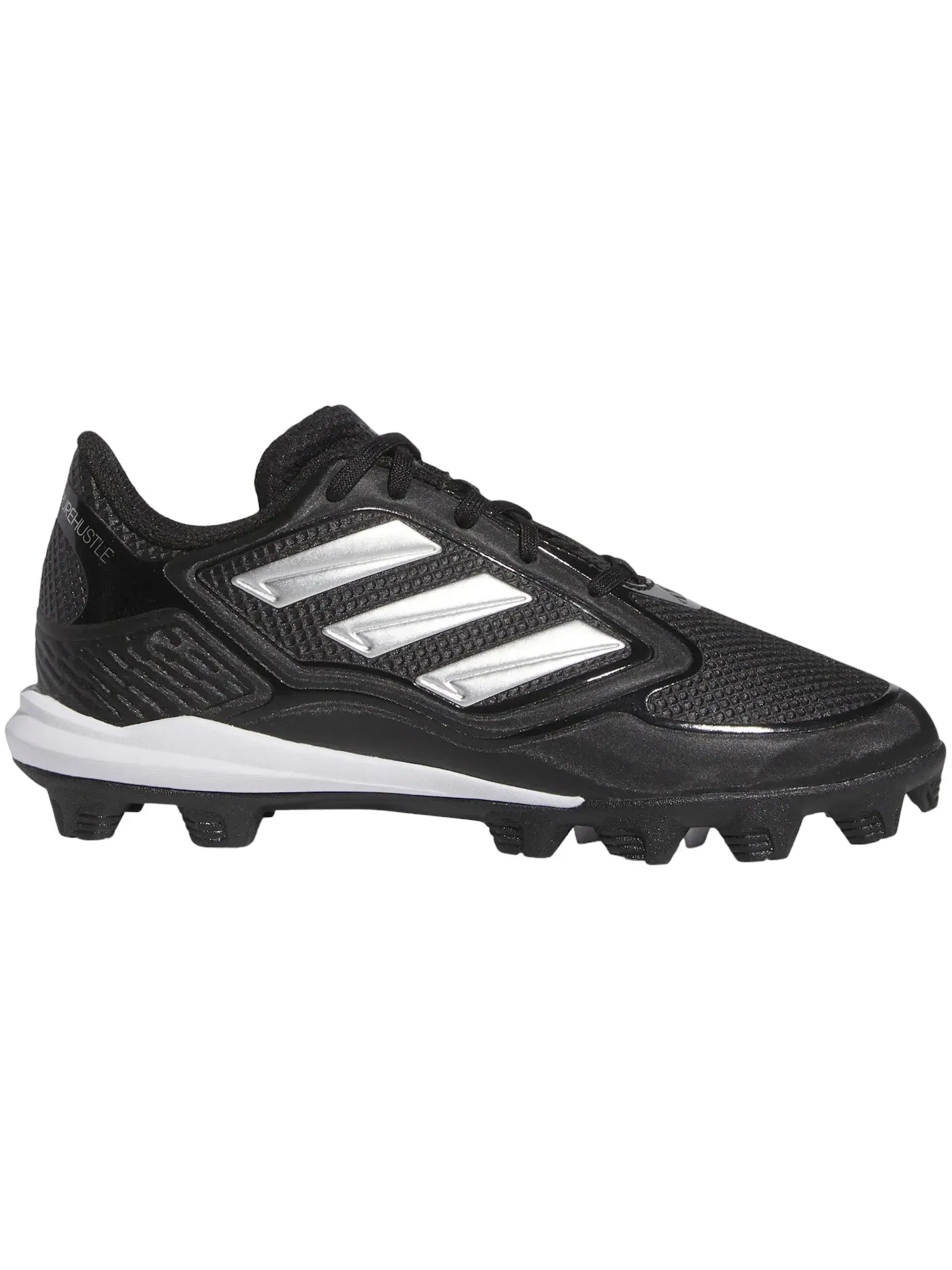 Детские кроссовки для мальчиков с шнуровкой Adidas Purehustle 3 MD — изображение 1 из 1