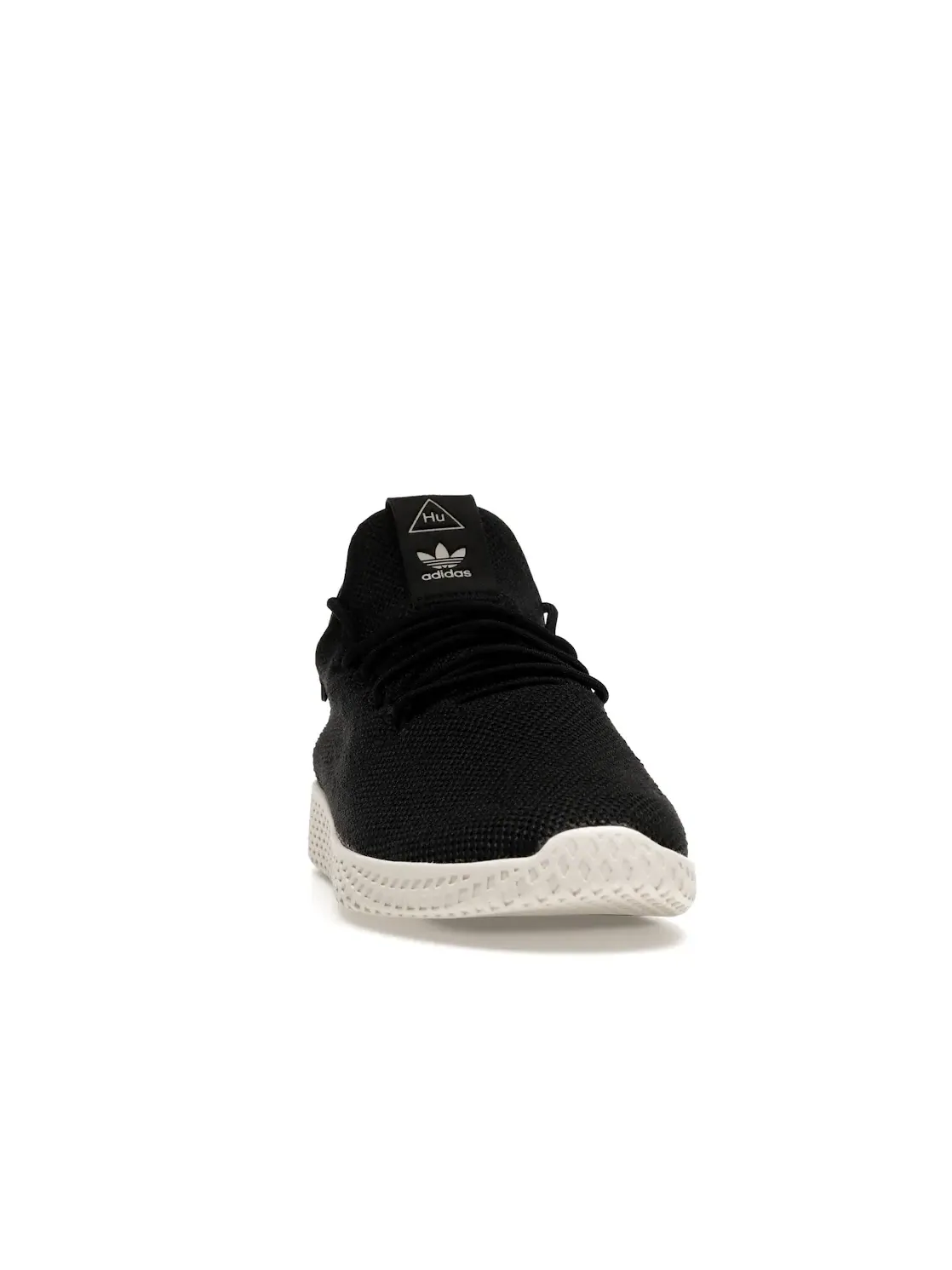 Мужские кроссовки с сетчатым верхом Adidas Pw Tennis Hu — изображение 2 из 4, черный/черный-белый