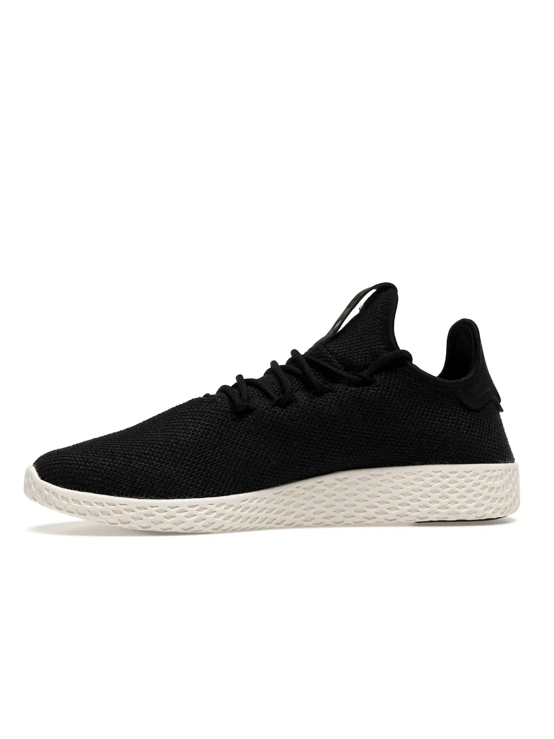 Мужские кроссовки с сетчатым верхом Adidas Pw Tennis Hu — изображение 3 из 4, черный/черный-белый