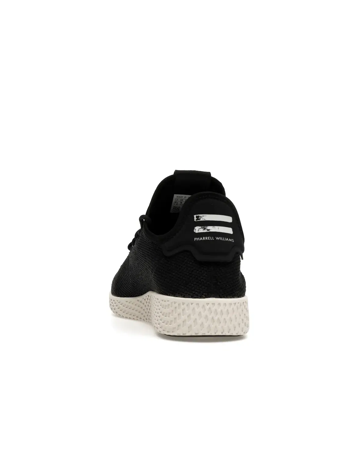 Мужские кроссовки с сетчатым верхом Adidas Pw Tennis Hu — изображение 4 из 4, черный/черный-белый