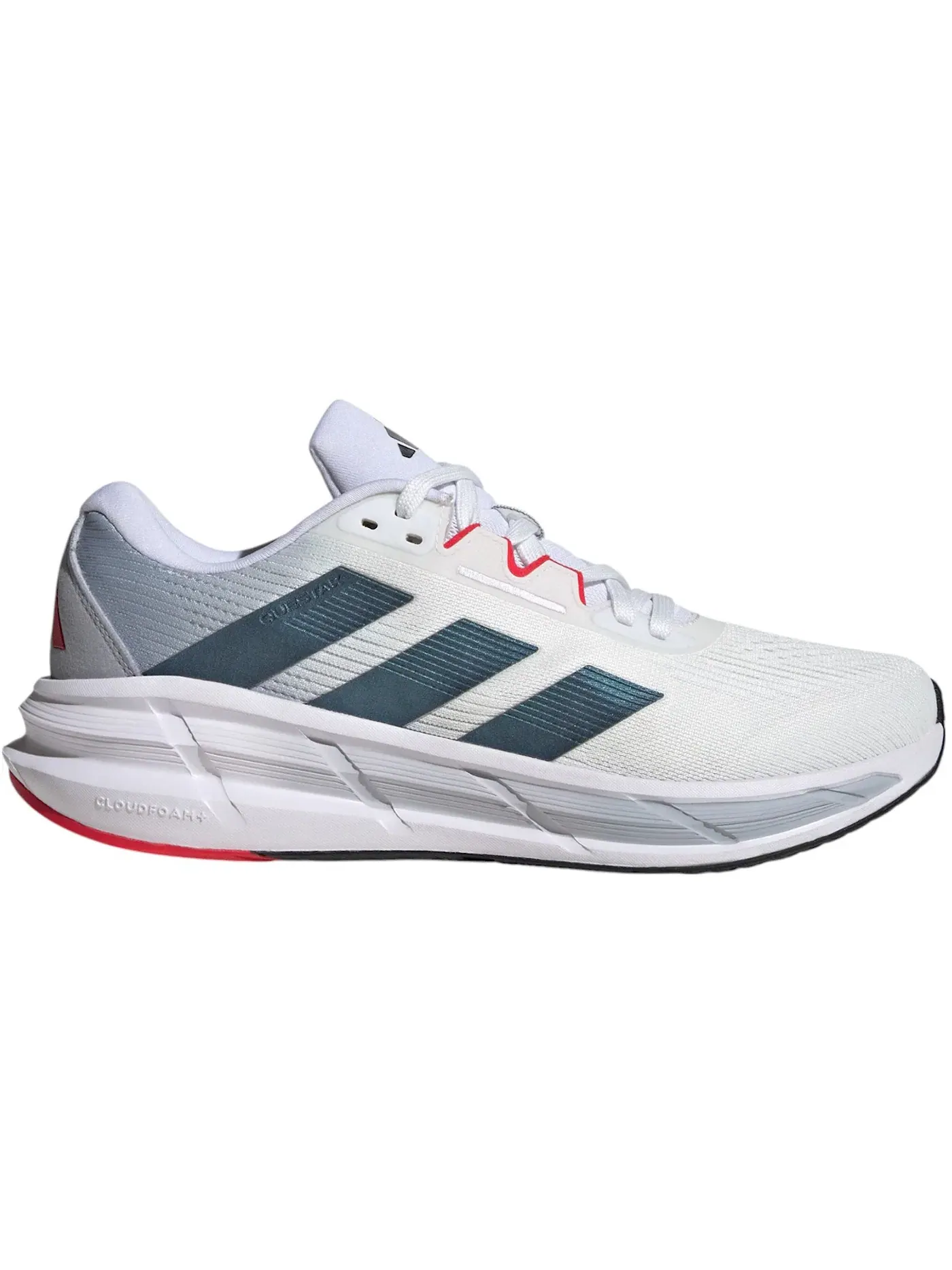 Мужские кроссовки с амортизацией Adidas Questar 3 — изображение 1 из 1, белый черный