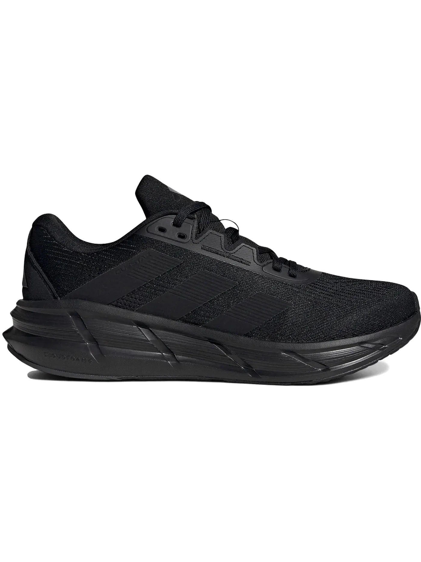 Мужские кроссовки для повседневной носки Adidas Questar 3 — изображение 1 из 1, черный/черный/серый