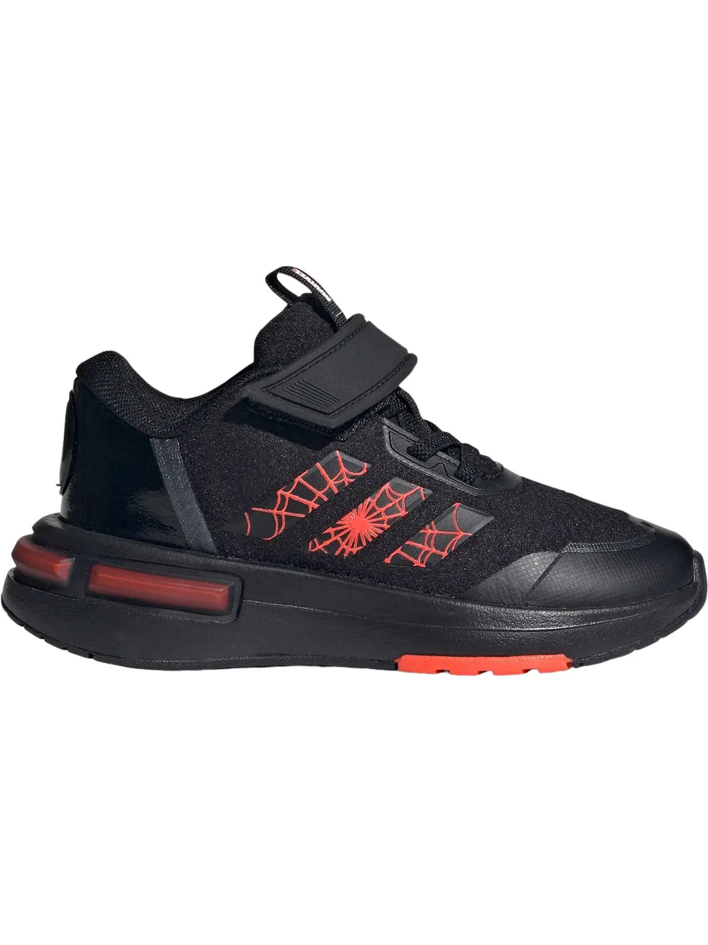 Детские кроссовки для мальчиков с принтом Adidas Racer Adidas — изображение 1 из 1, черный красный черный
