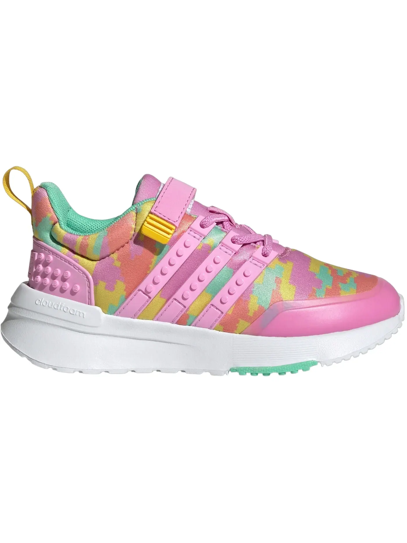 Детские кроссовки с липучкой Adidas Racer TR21 And Top Strap — изображение 1 из 1, желтый