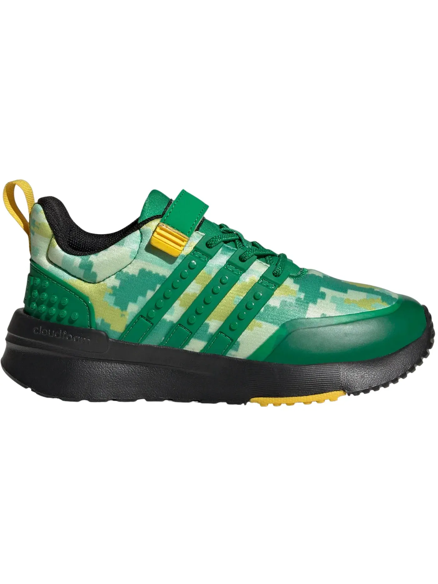 Детские кроссовки с принтом LEGO Adidas Racer TR21 And Top Strap — изображение 1 из 1, зеленый зеленый черный